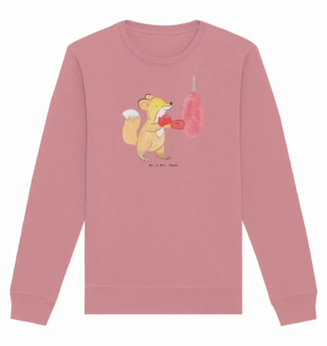 Mr. & Mrs. Panda Longpullover Größe M Fuchs Boxen - Canyon Pink - Geschenk, günstig online kaufen