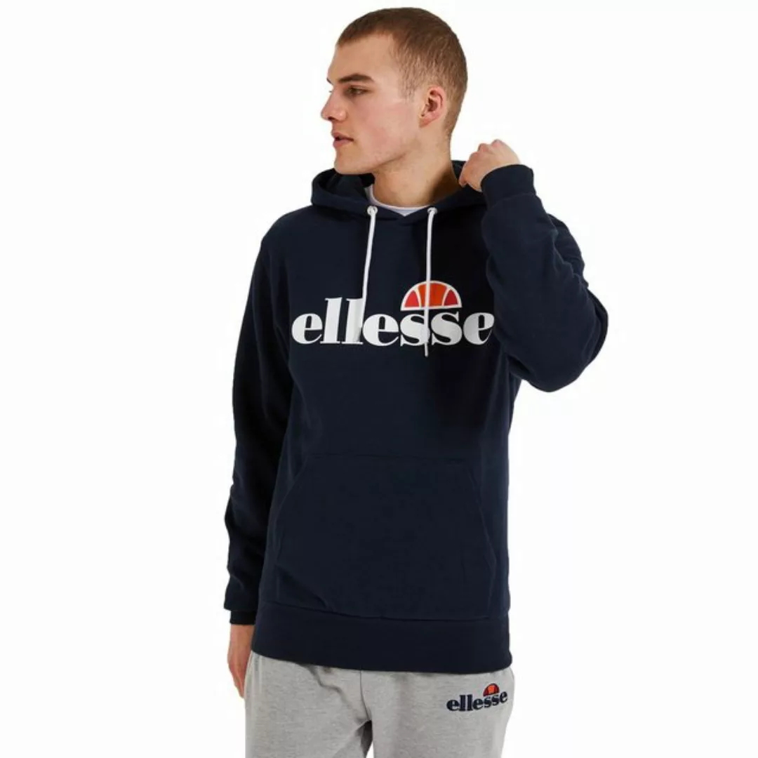 ellesse – Gottero – Marineblauer Kapuzenpullover mit klassischem Logo günstig online kaufen