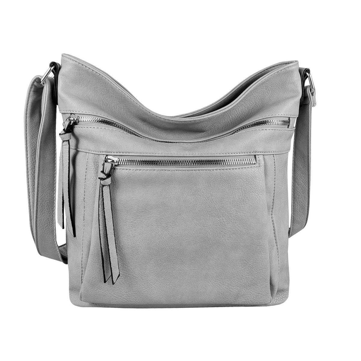 ITALYSHOP24 Schultertasche Damen Tasche XL Shopper günstig online kaufen
