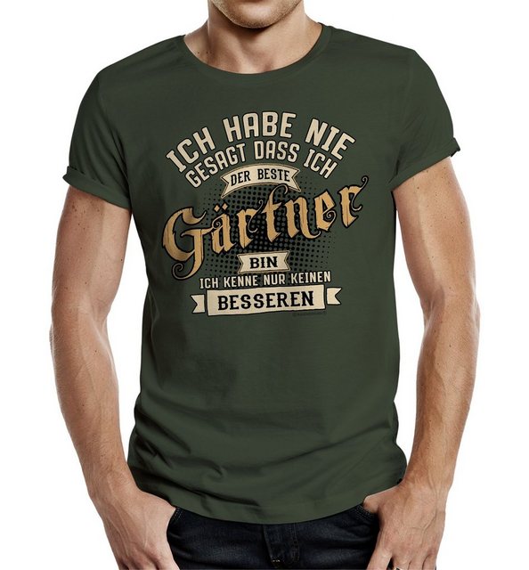 RAHMENLOS® T-Shirt für Gärtner und Gartenfreunde "Kenne keinen besseren Gär günstig online kaufen