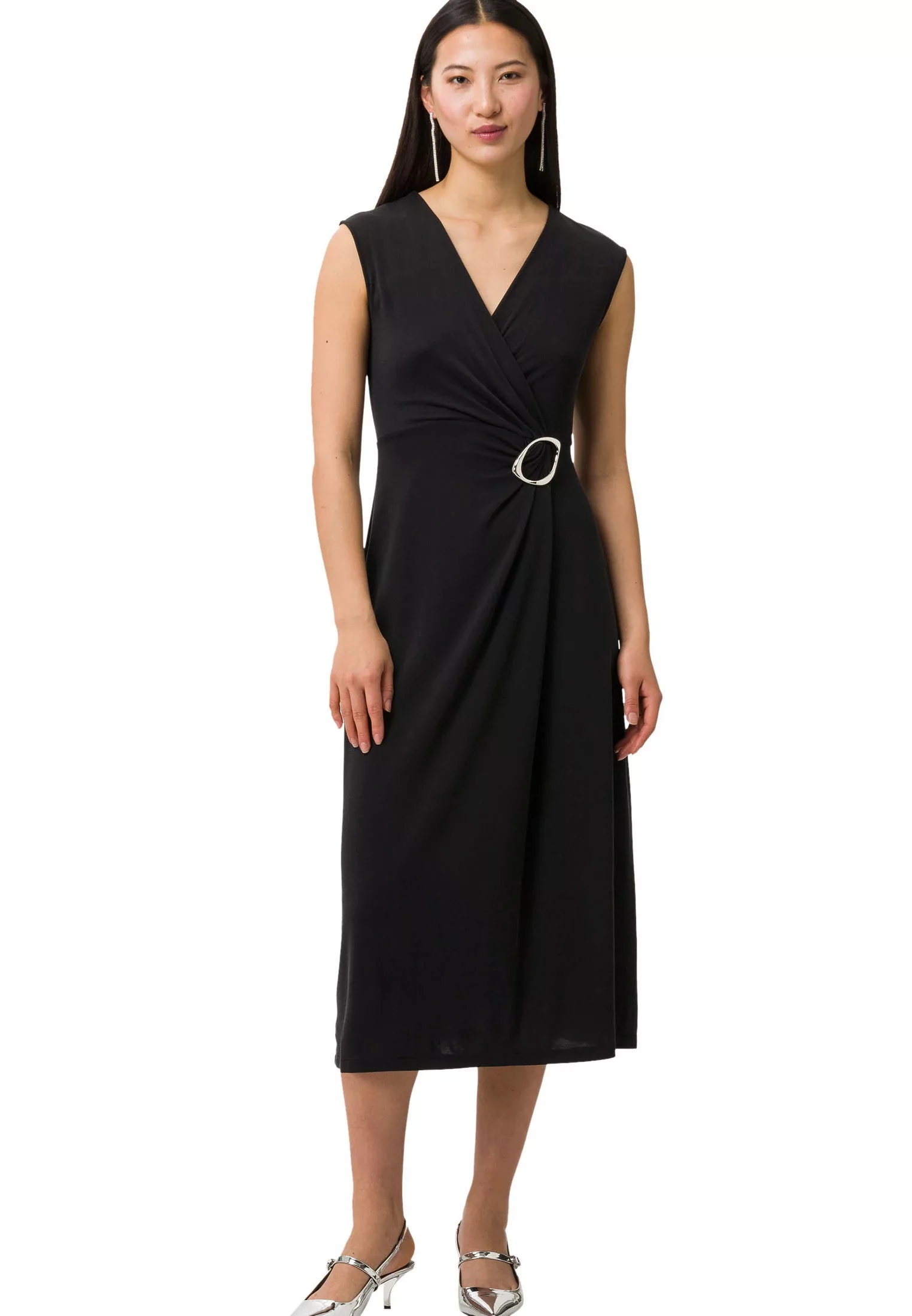 Zero Jerseykleid zero Jerseykleid Midi mit Schnalle drapiert /gerafft günstig online kaufen