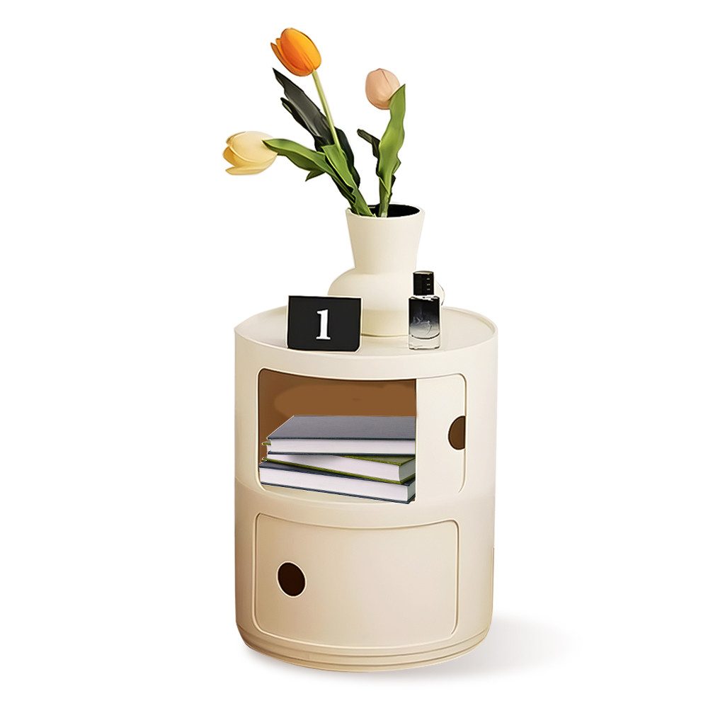 PODOFO Nachttisch Modern Minimalist Round Nightstand günstig online kaufen