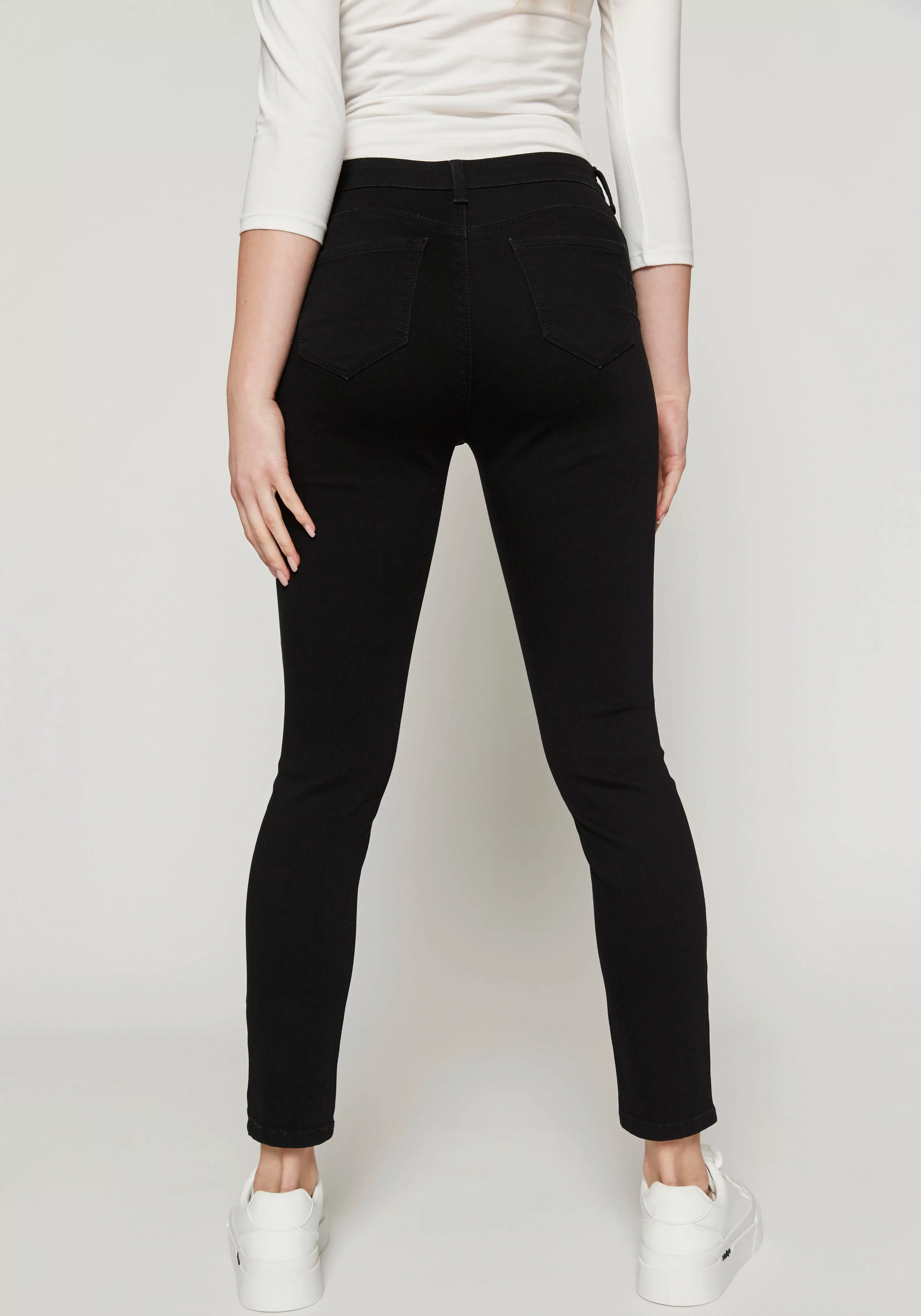 HaILY’S Skinny-fit-Jeans Jeans Damen Trendige Mid Waist Skinny 7375 in Blau günstig online kaufen