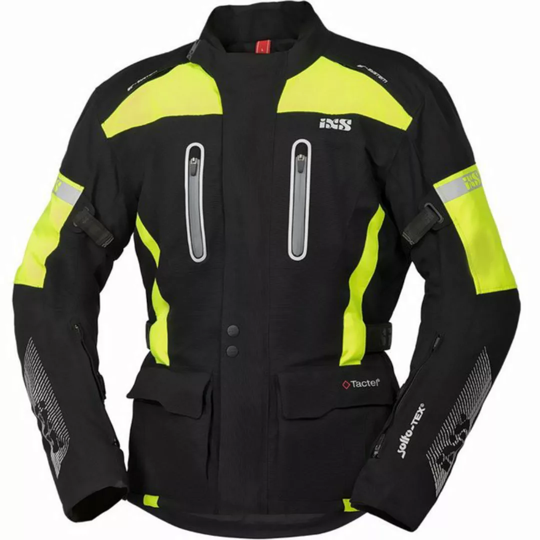 IXS Motorradjacke iXS Pacora-ST Textiljacke Herren schwarz / fluo-gelb L günstig online kaufen