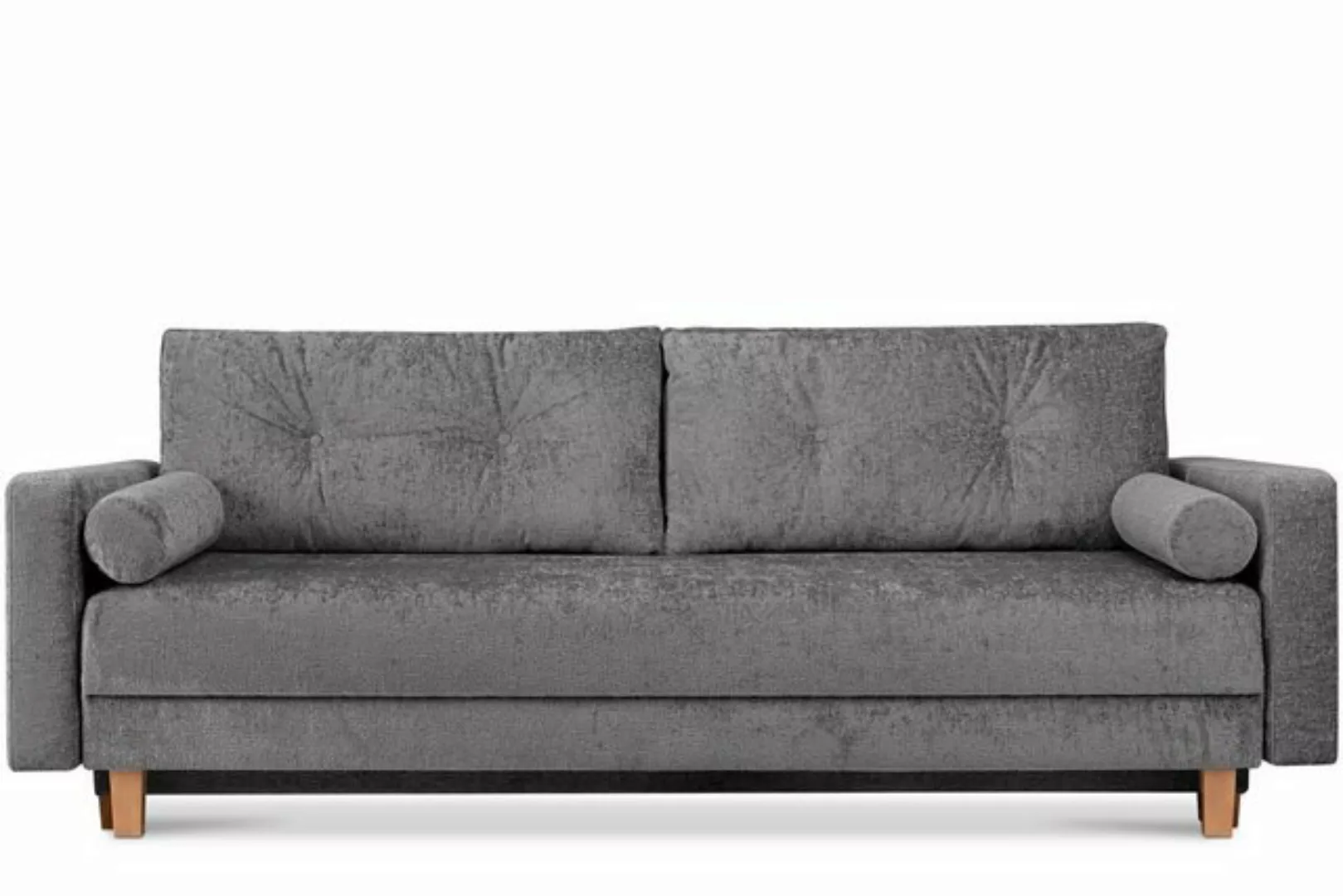 KONSIMO® Schlafsofa ERISO Sofa 3-Personen, Liegfläche 196x150 cm, Chenille- günstig online kaufen