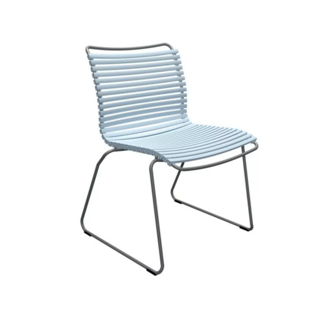 Outdoor Stuhl Click ohne Armlehne pastell hellblau günstig online kaufen