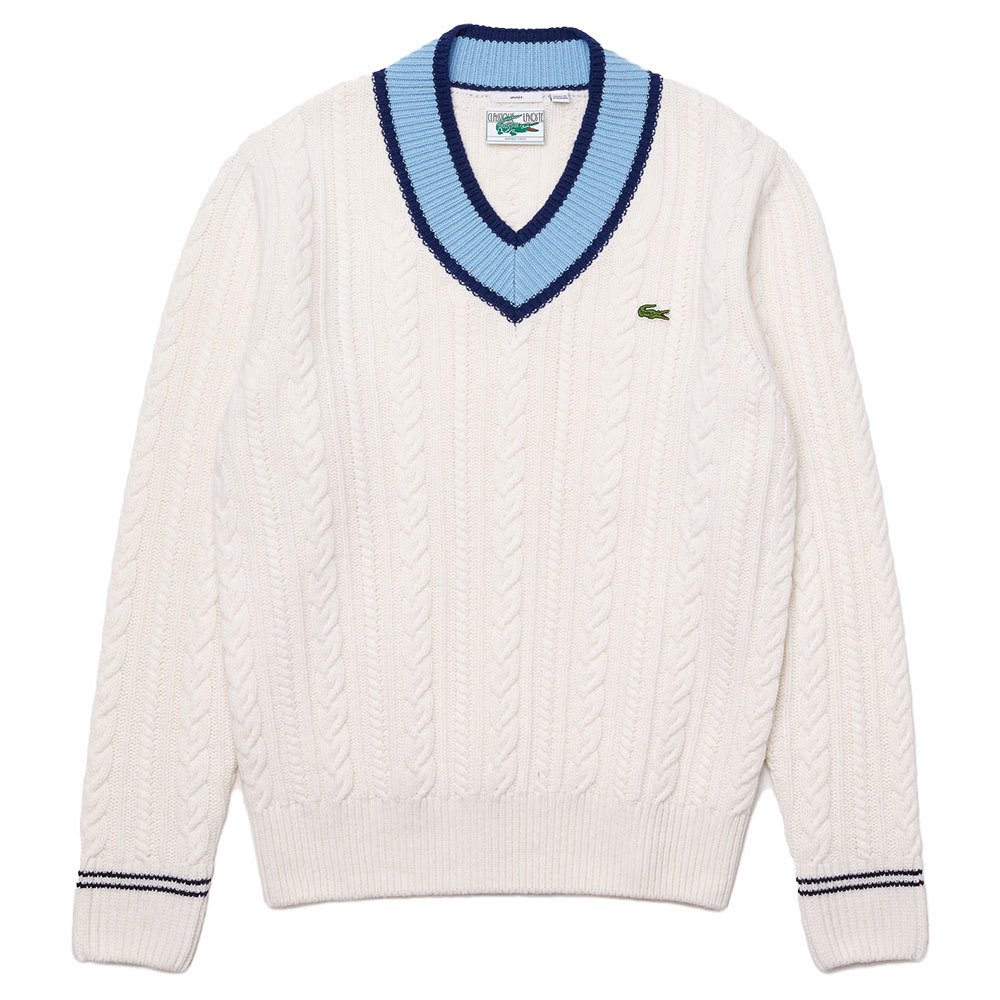 Lacoste Ah8021 Pullover XS Flour / Panorama-Sparkle-Abyss günstig online kaufen