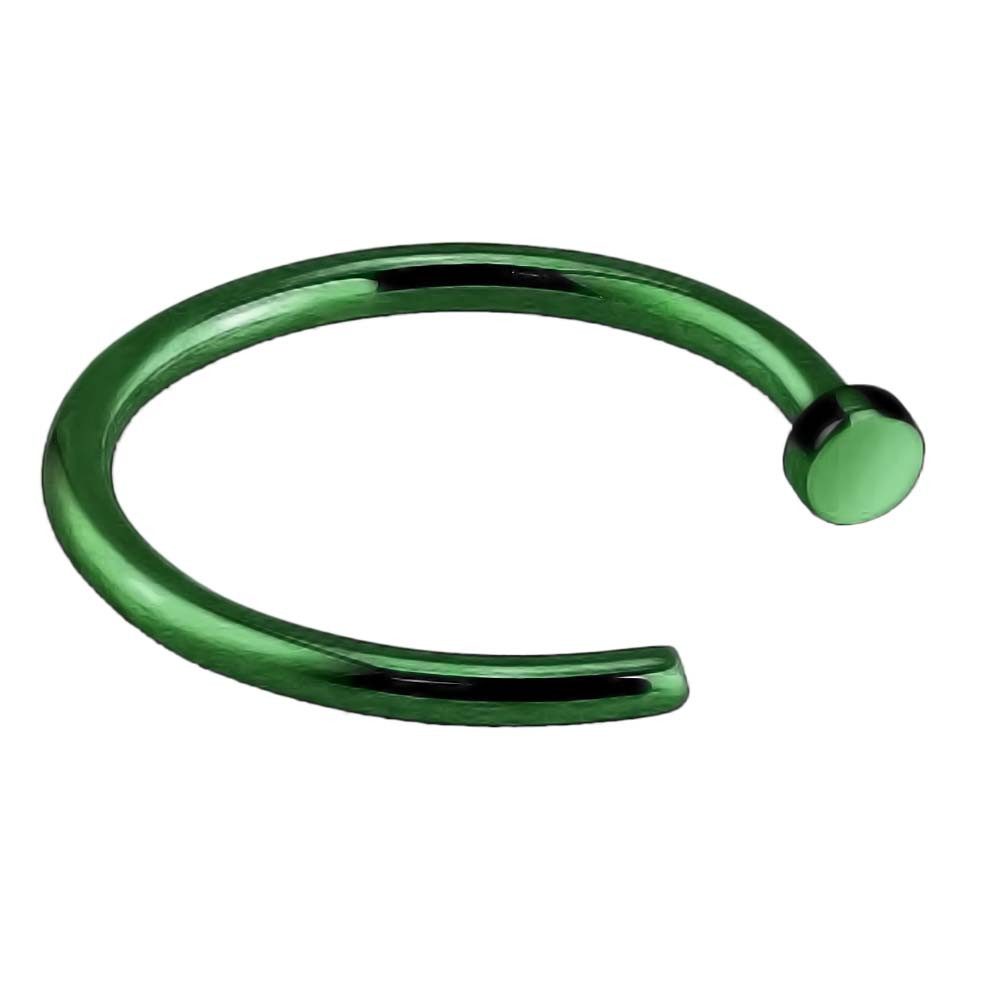 viva-adorno Nasenpiercing 0,8mm Nasenring Piercing Hoop günstig online kaufen