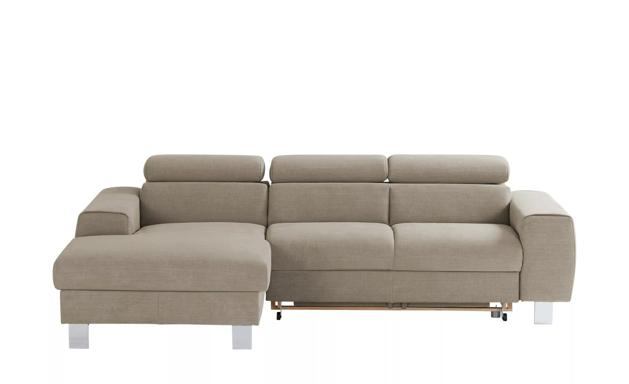 uno Ecksofa  Los Angeles ¦ beige ¦ Maße (cm): B: 244 H: 72 T: 166 Polstermö günstig online kaufen