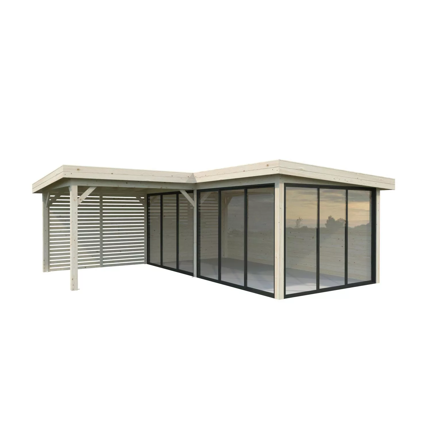 Palmako Pavillon Lenna Set 414 Slide Transparent 588 cm x 588 cm FSC® günstig online kaufen