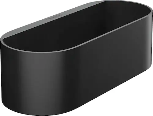 hansgrohe Aufbewahrungsbox "WallStoris", BxTxH: 25x10x7,1 cm, tief mattschw günstig online kaufen