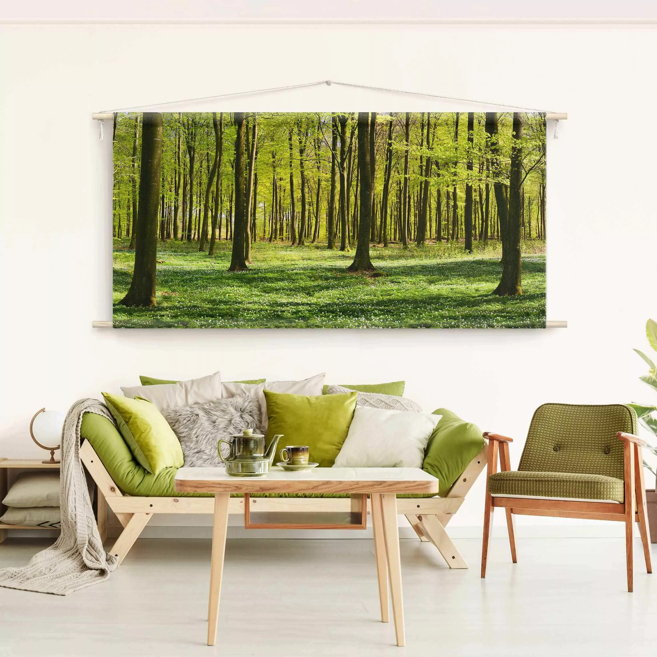 Wandteppich Waldwiese günstig online kaufen