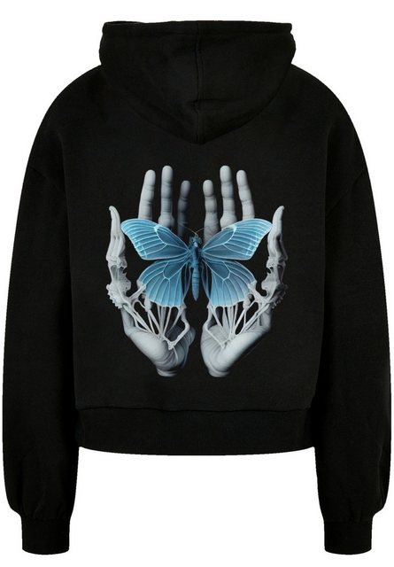 F4NT4STIC Kapuzenpullover "Skelett Hand Schmetterling", Print günstig online kaufen