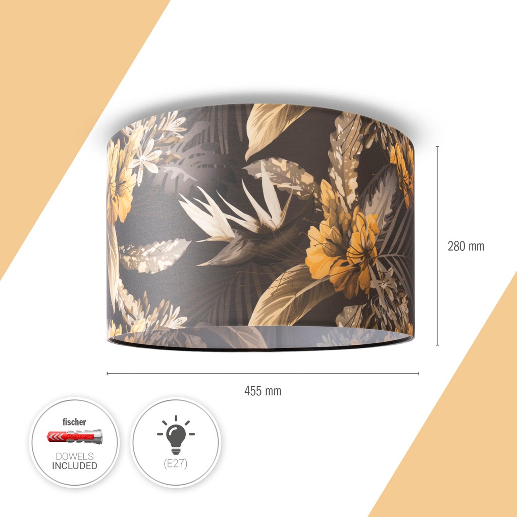 Paco Home Deckenleuchte »Hugo Flower«, Leuchtmittel E27   ohne Leuchtmittel günstig online kaufen