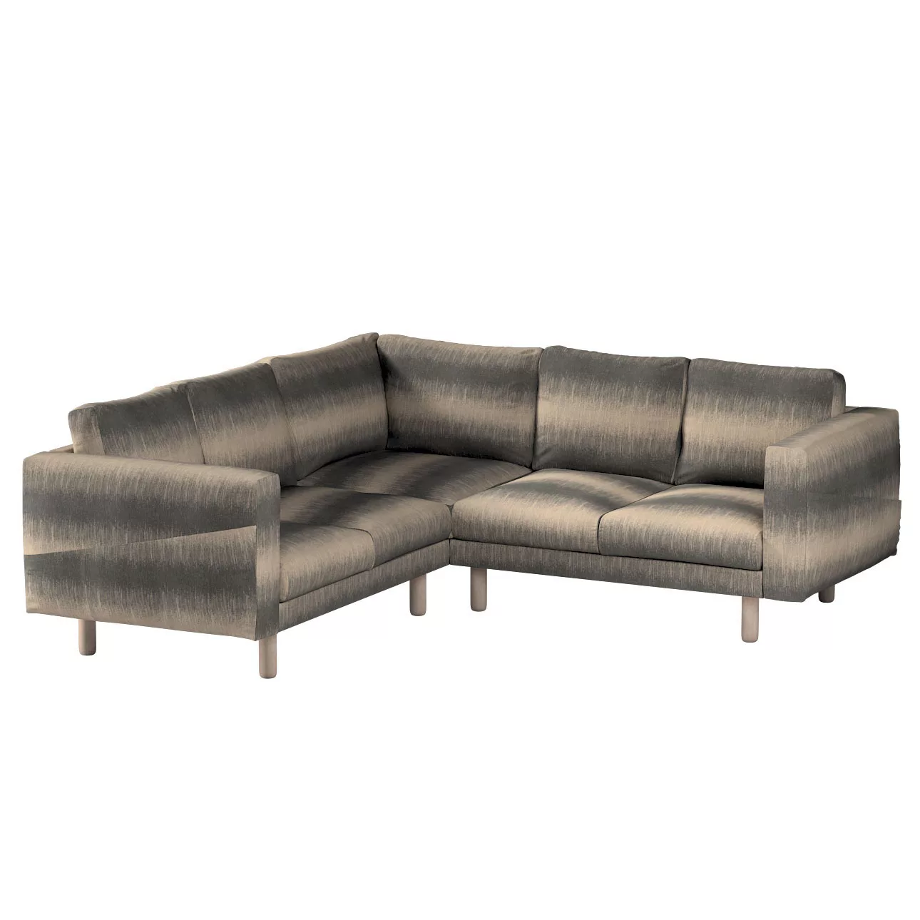 Bezug für Norsborg 4-Sitzer Ecksofa, grau-beige, Norsborg 4-Sitzer Ecksofab günstig online kaufen