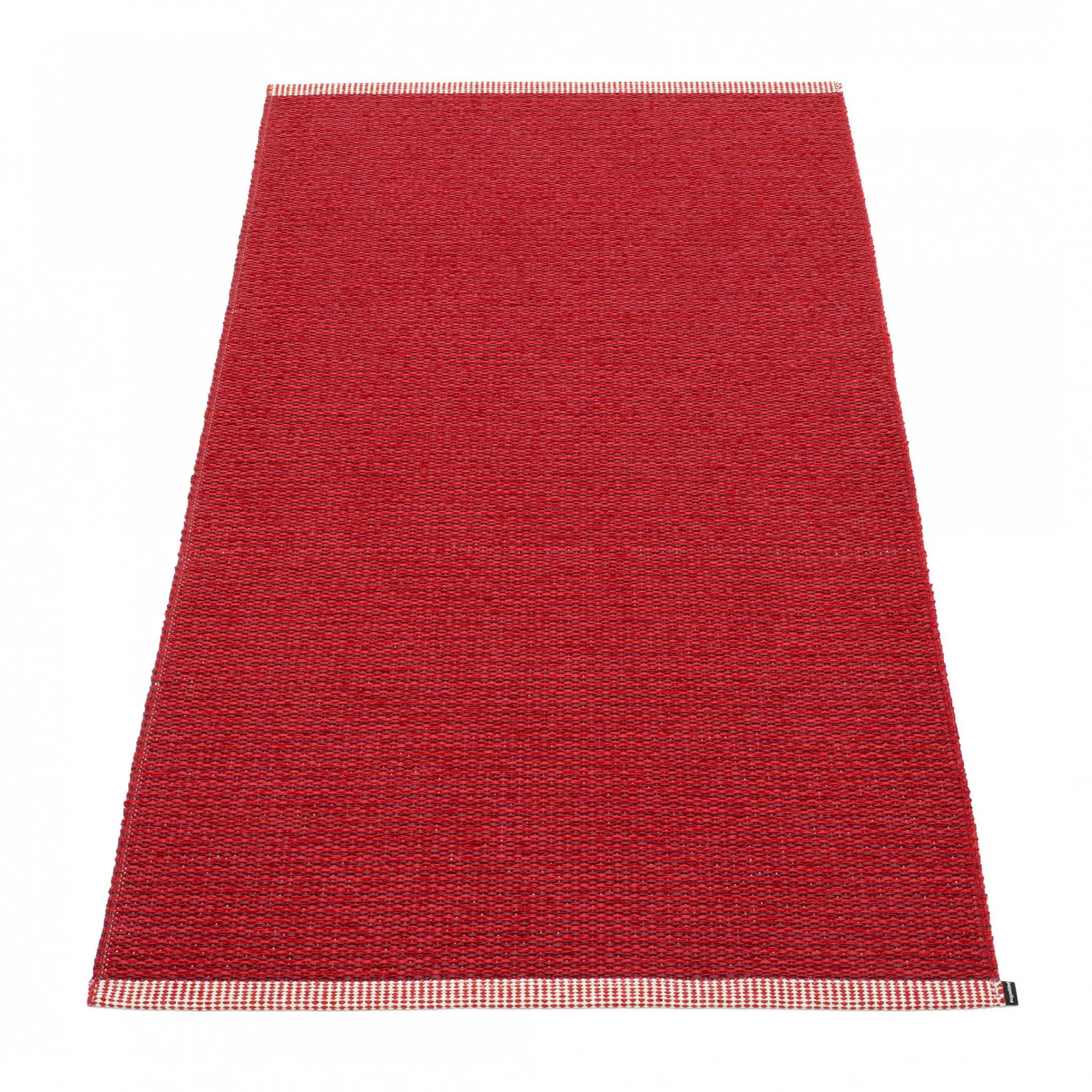 pappelina - Mono Teppich 85x160cm - dunkelrot - rot/PVC phthalatfrei/gewebt günstig online kaufen