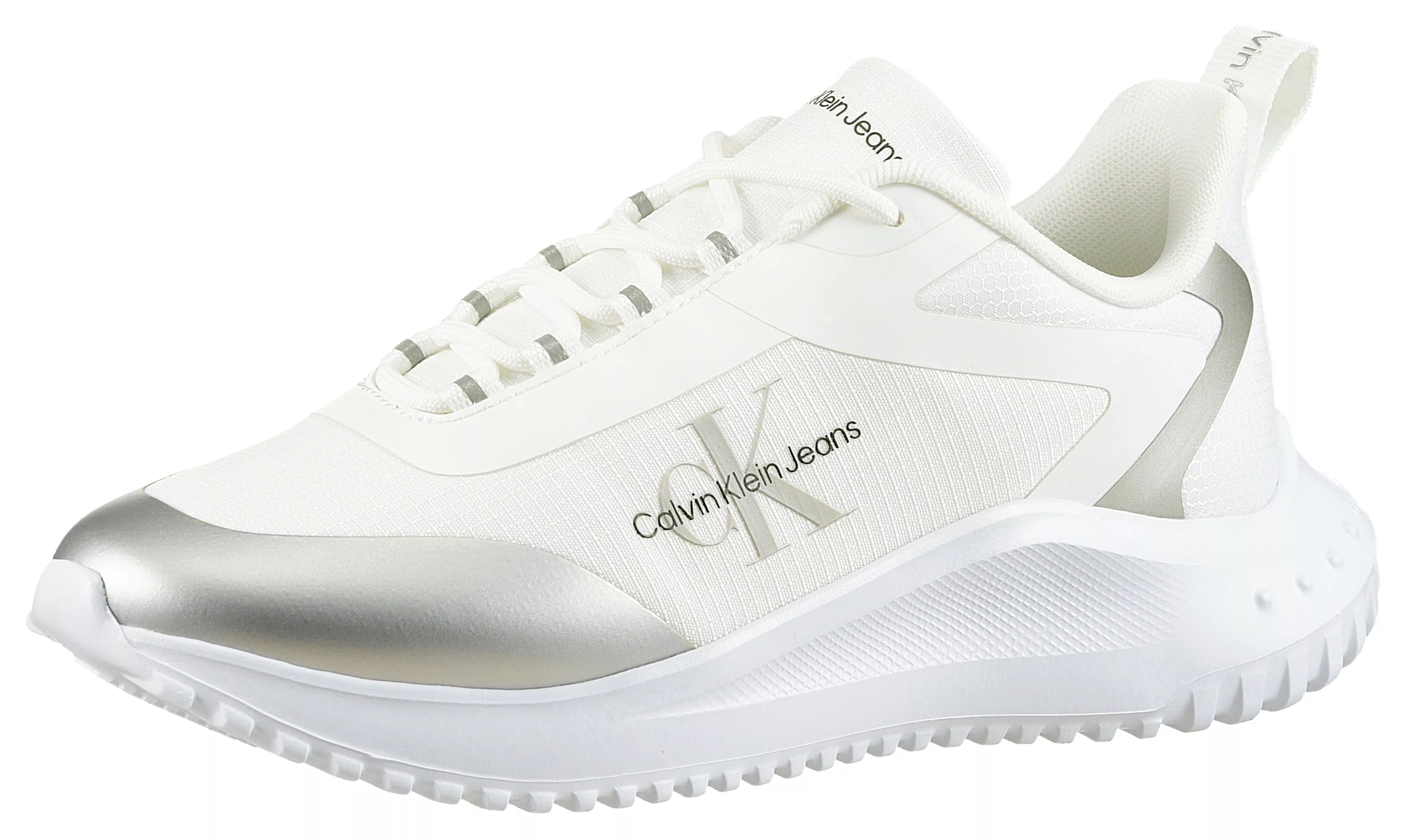 Calvin Klein Jeans Sneaker "EVA RUNNER LOW LACE MIX ML WN", Freizeitschuh, günstig online kaufen