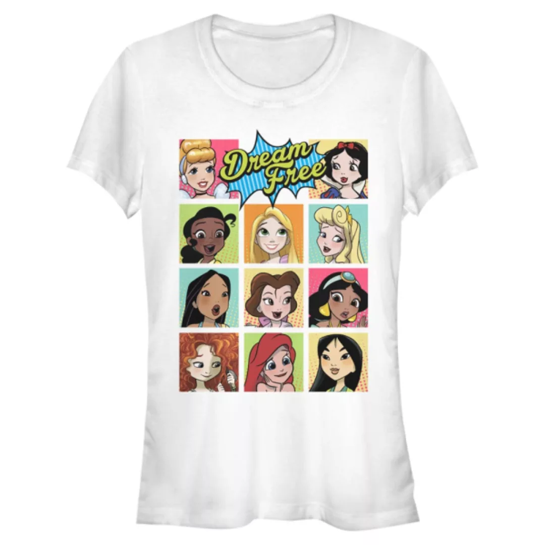 Disney Prinzessinnen - Gruppe Dream Free Comic Portraits - Frauen T-Shirt günstig online kaufen