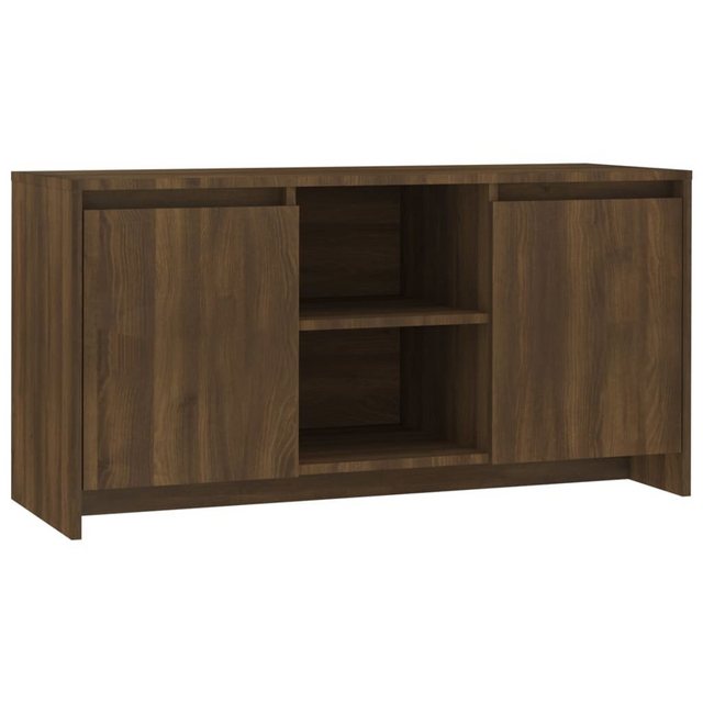 furnicato TV-Schrank Braun Eichen-Optik 102x37,5x52,5 cm Holzwerkstoff (1-S günstig online kaufen