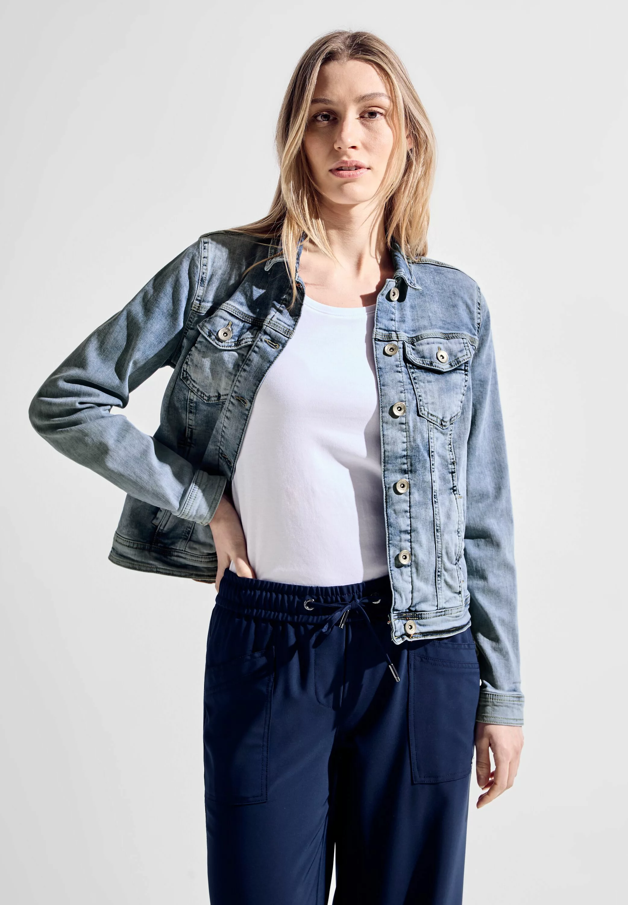 Cecil Jeansjacke, ohne Kapuze, im Denim-Style günstig online kaufen