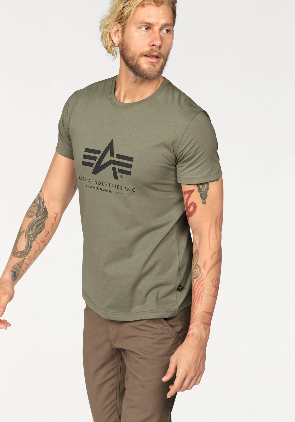 Alpha Industries T-Shirt "Alpha Industries Men - T-Shirts Basic T-Shirt" günstig online kaufen