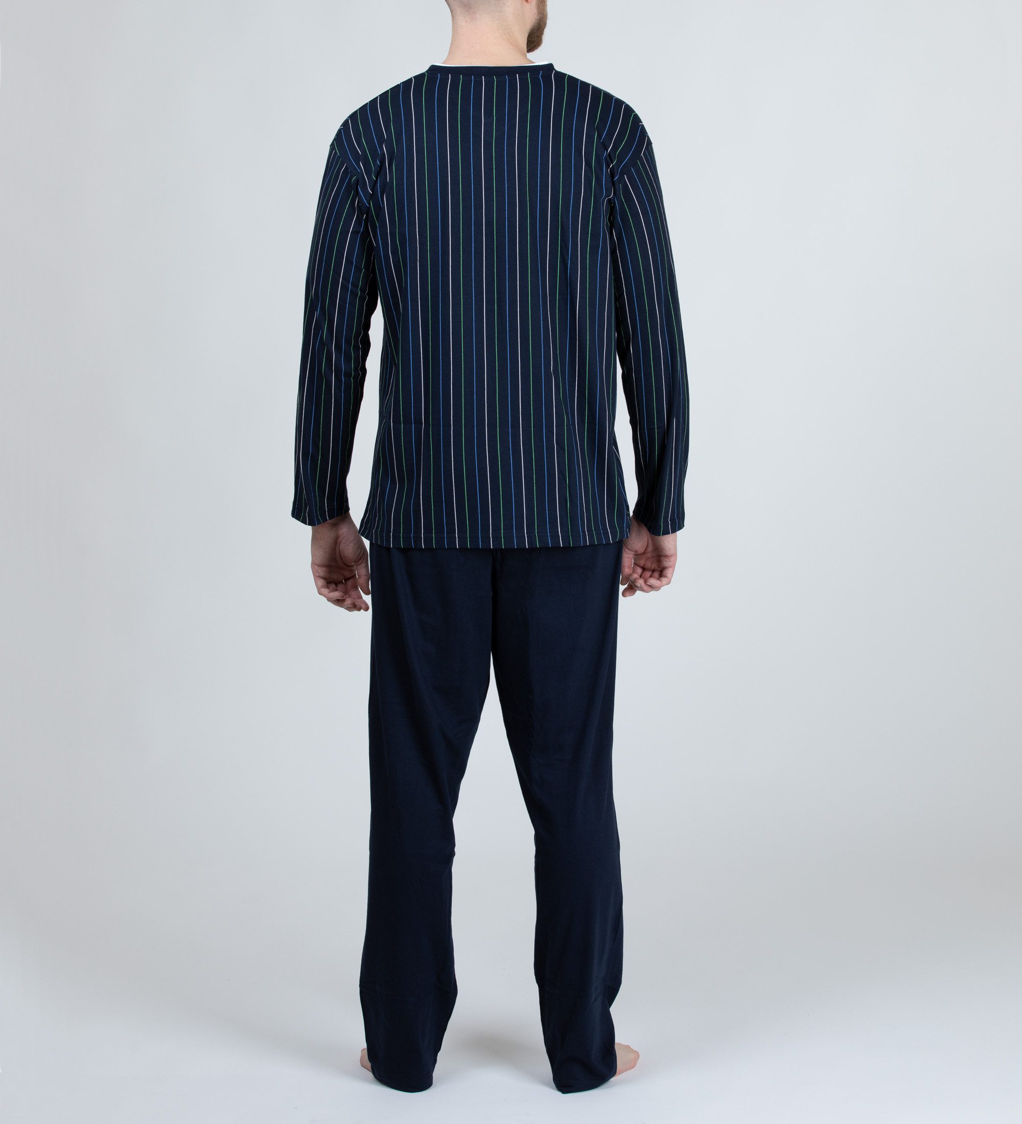 Moonline Pyjama Schlafanzug lang, 100% Baumwolle günstig online kaufen