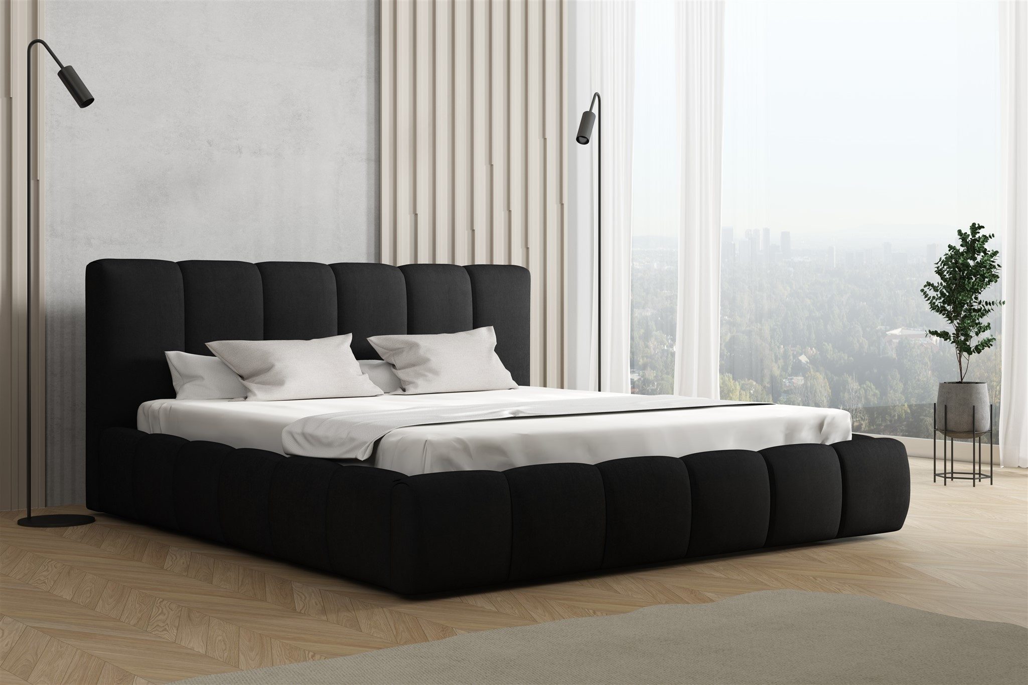 Fun Möbel Polsterbett Doppelbett GIULIA in günstig online kaufen