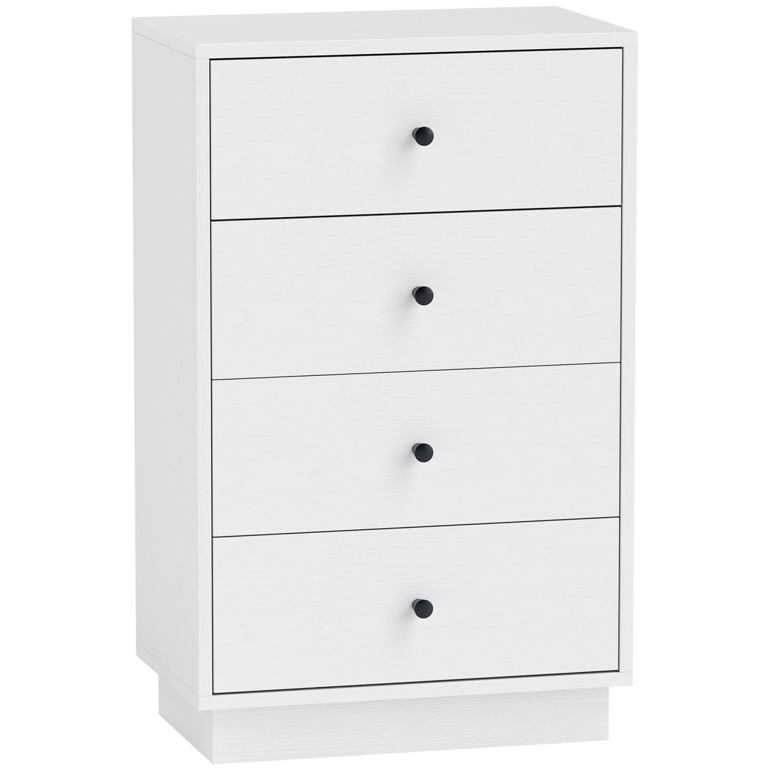 HOMCOM Kommode Spanplatte 47L x 29B x 75H cm Weiß günstig online kaufen