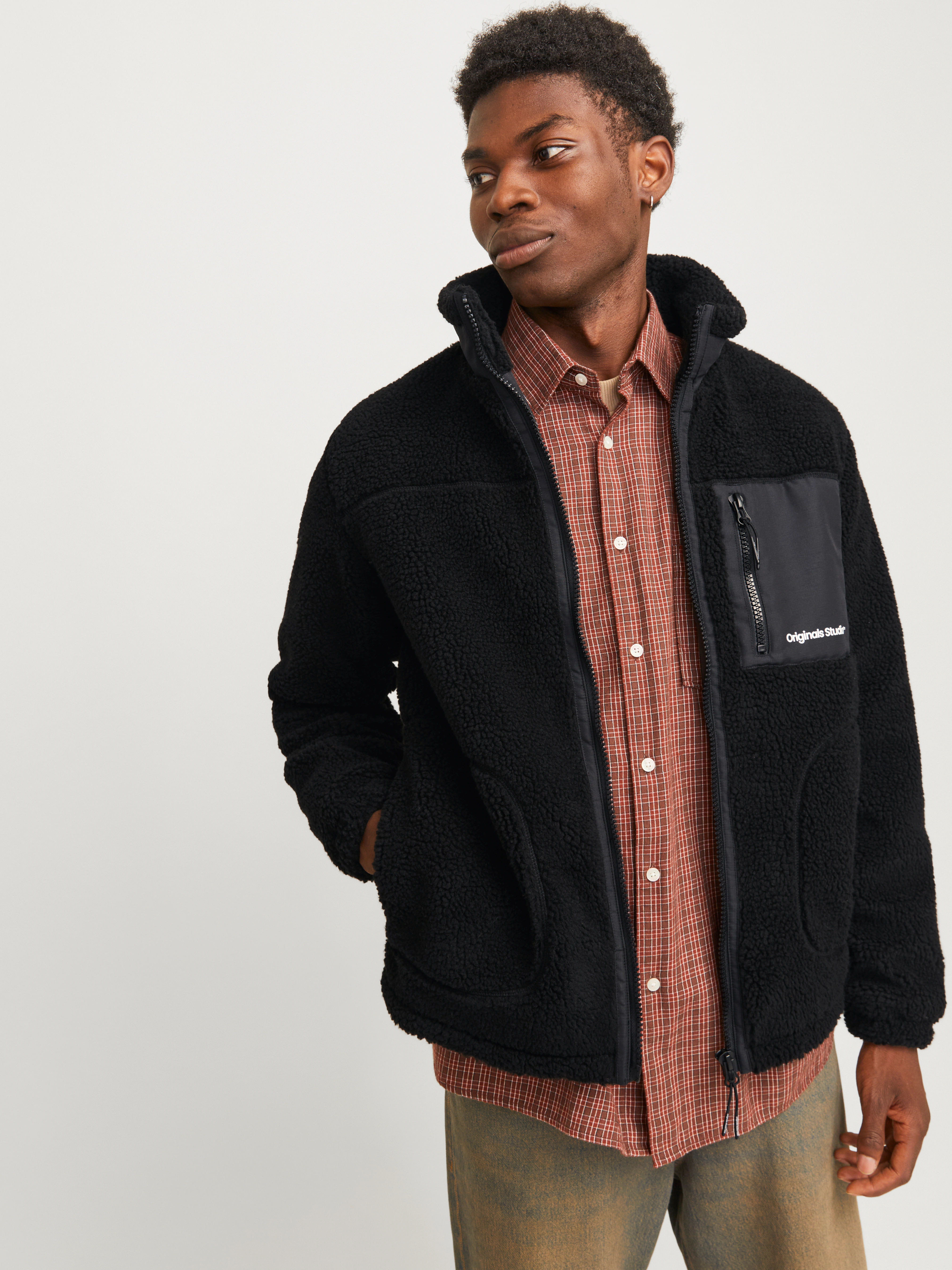 Jack & Jones Kurzjacke JORVESTERBRO TEDDY JACKET AW24 NOOS günstig online kaufen