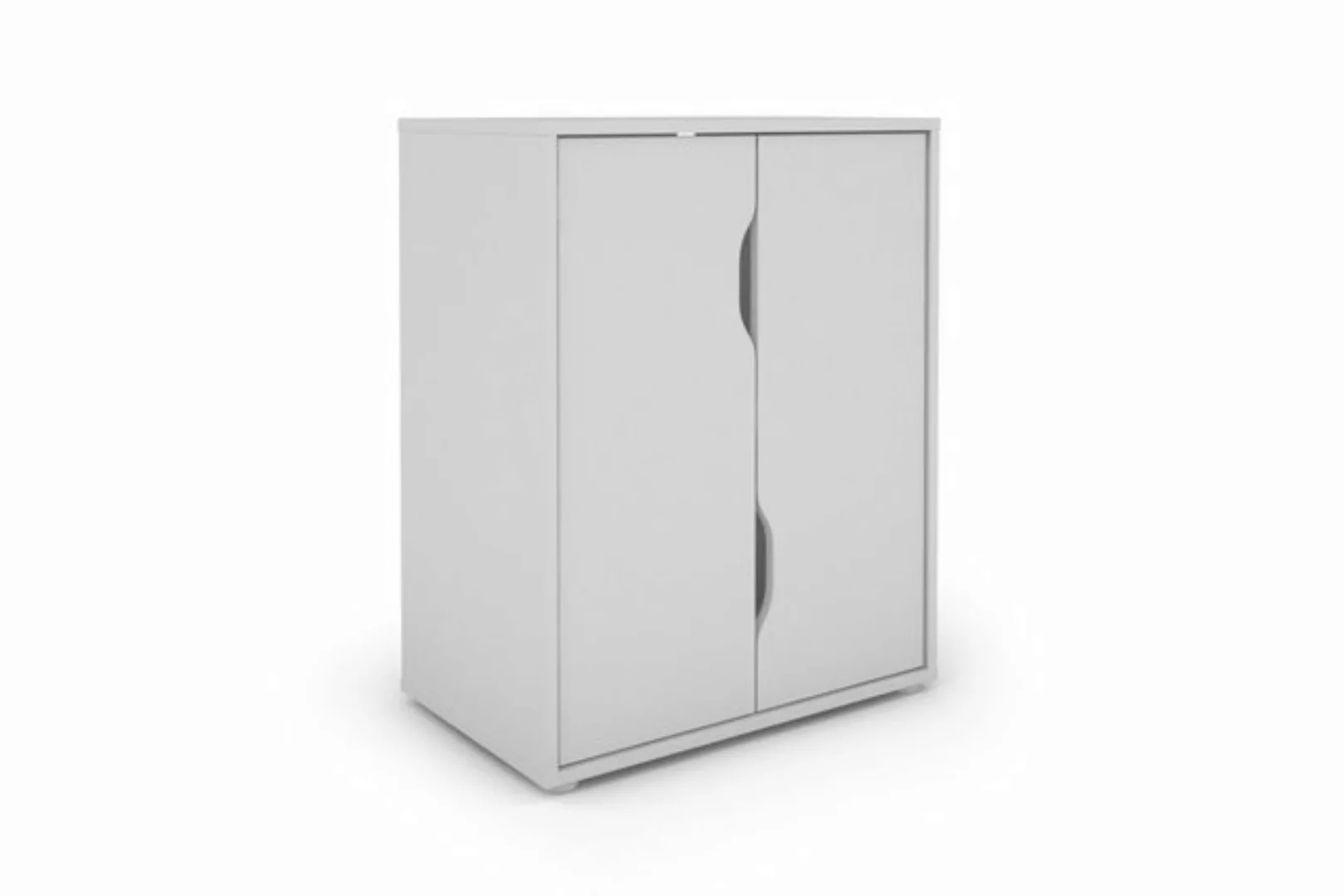 freiraum Aktenschrank BELFAST (B 60, H 76,5, 37cm) grifflos, 2 Türen, 1 Bod günstig online kaufen