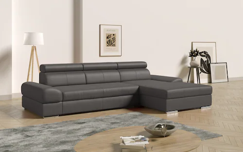 sit&more Ecksofa Broadway, mit verstellbaren Kopfteilen, wahlweise mit Bett günstig online kaufen