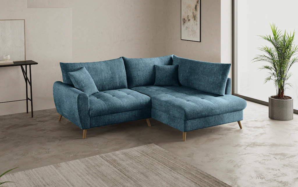 Home affaire Ecksofa "Blackburn II, L-Form", Mit Kaltschaumpolsterung bis 1 günstig online kaufen