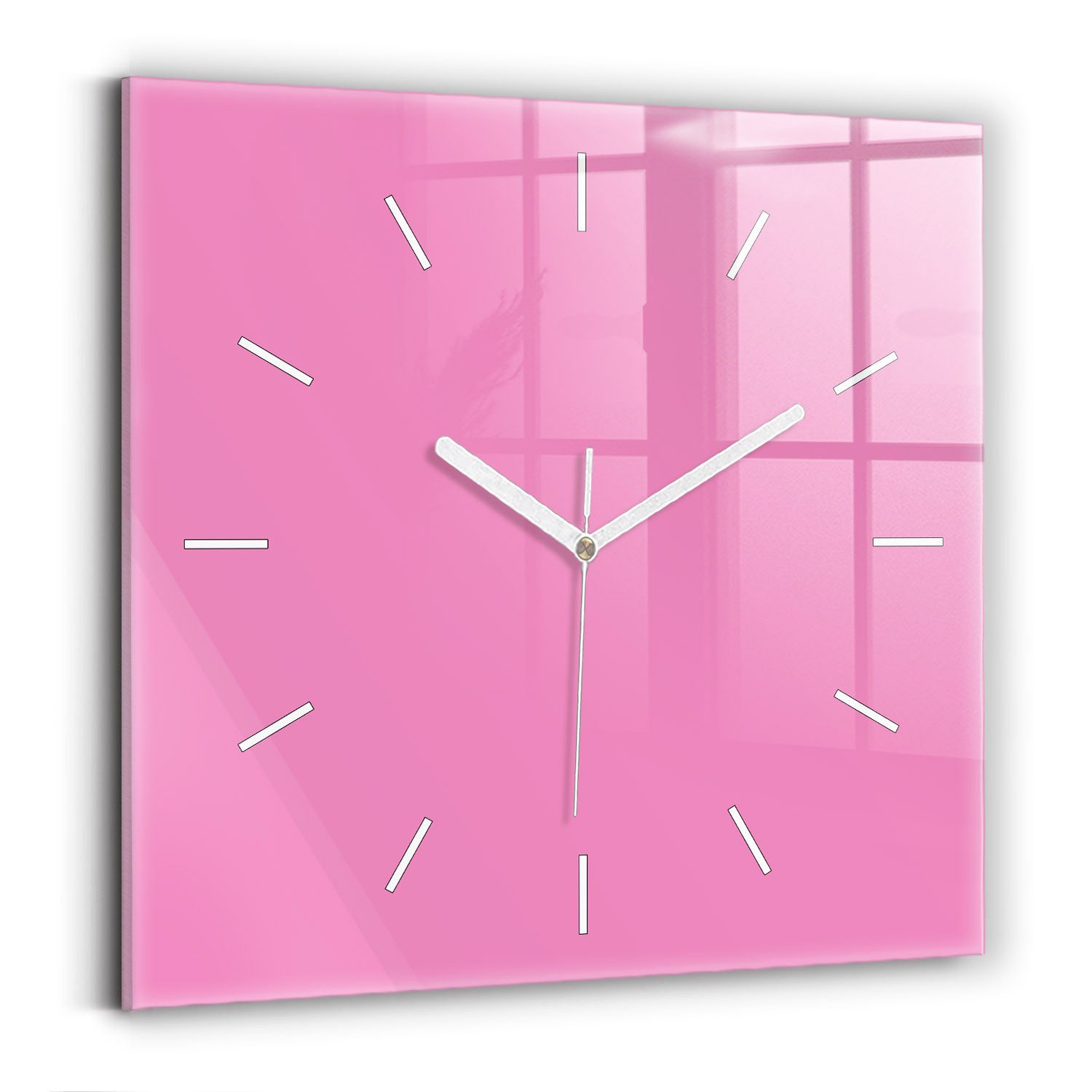 Tulup Wanduhr Glasuhr Modernistische Glaswanduhr 30x30cm günstig online kaufen