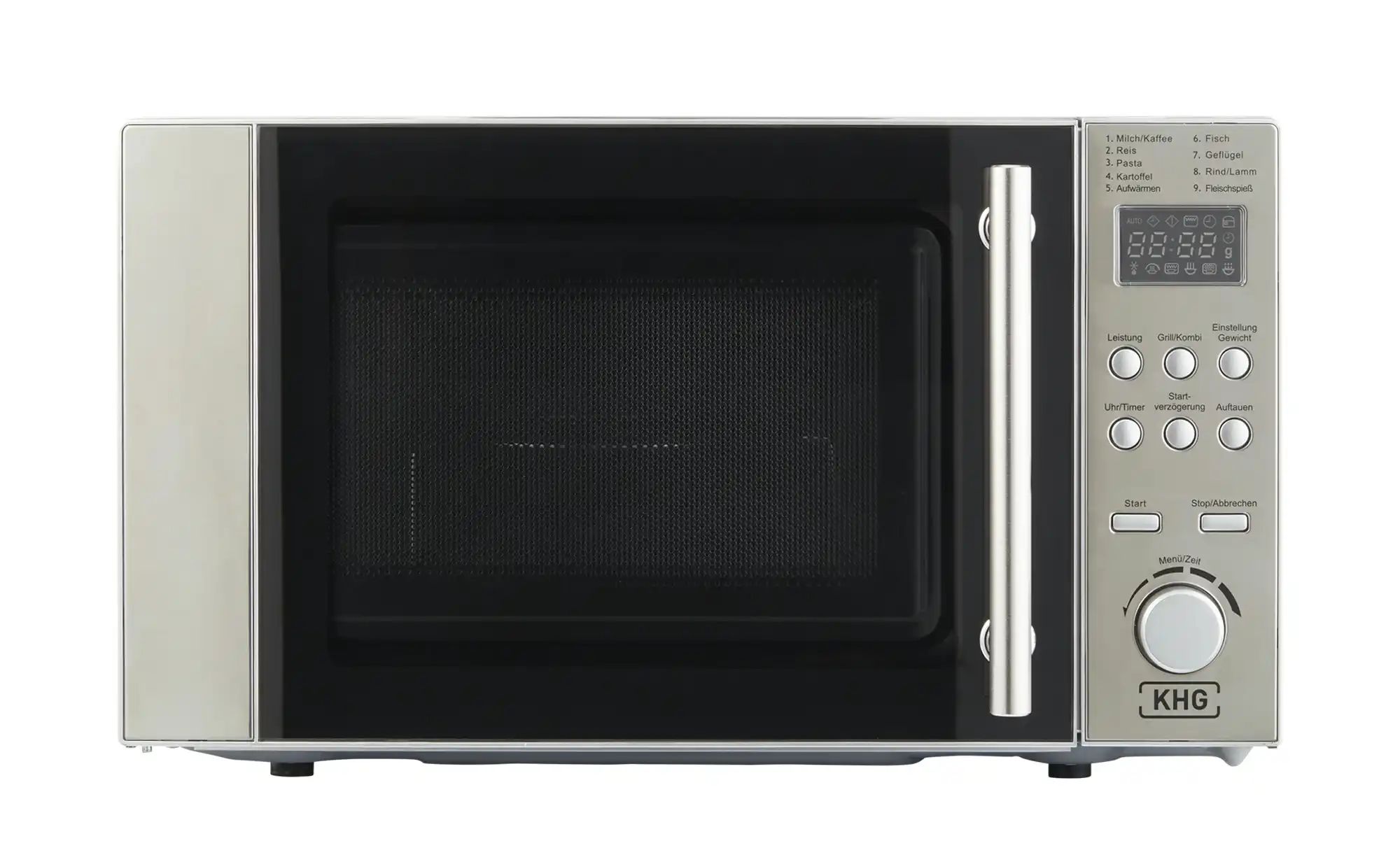 KHG Mikrowelle  MW-20.1GS ¦ silber ¦ Glas,Metall,Kunststoff ¦ Maße (cm): B: günstig online kaufen