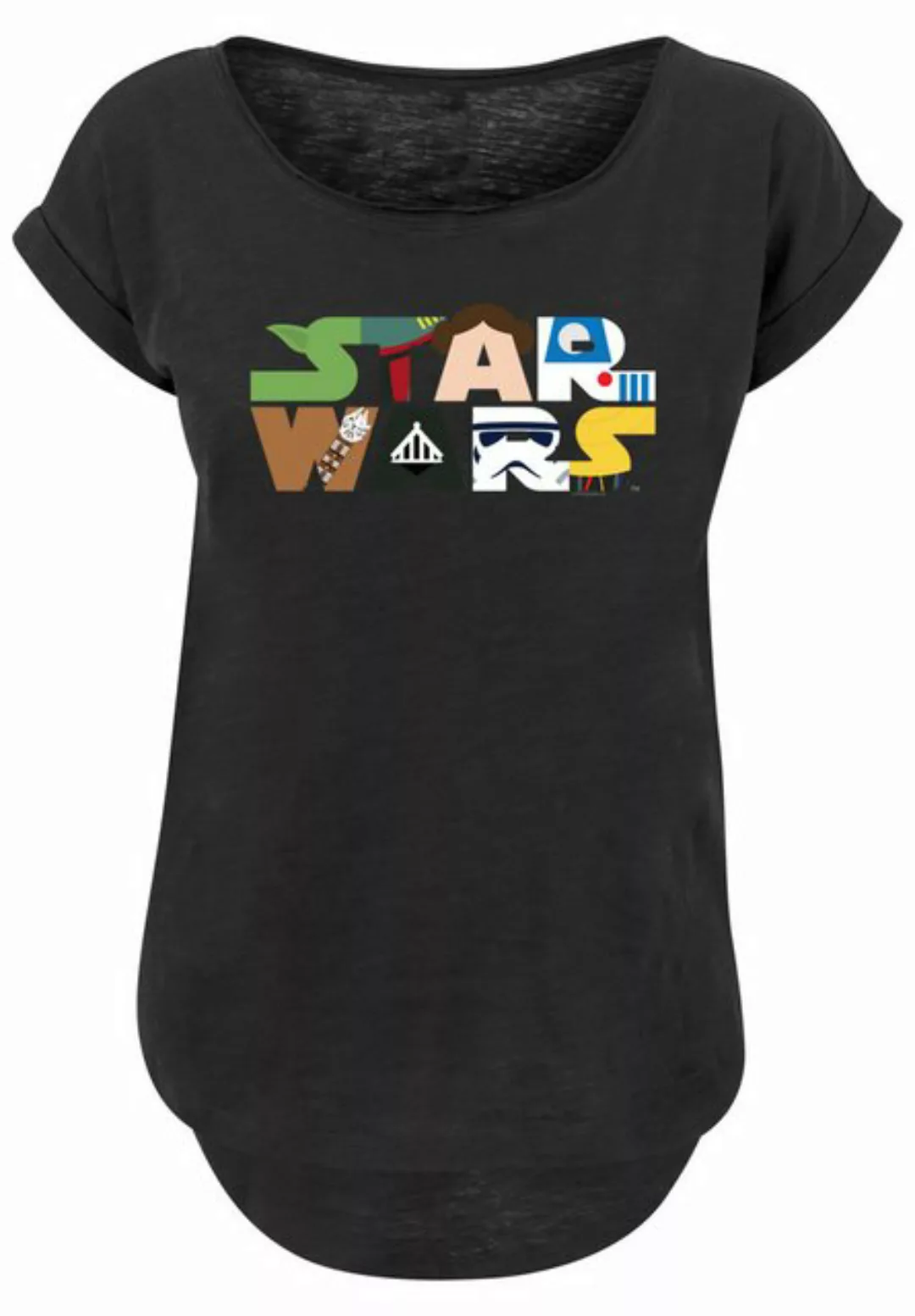 F4NT4STIC T-Shirt "Star Wars Character Logo", Print günstig online kaufen