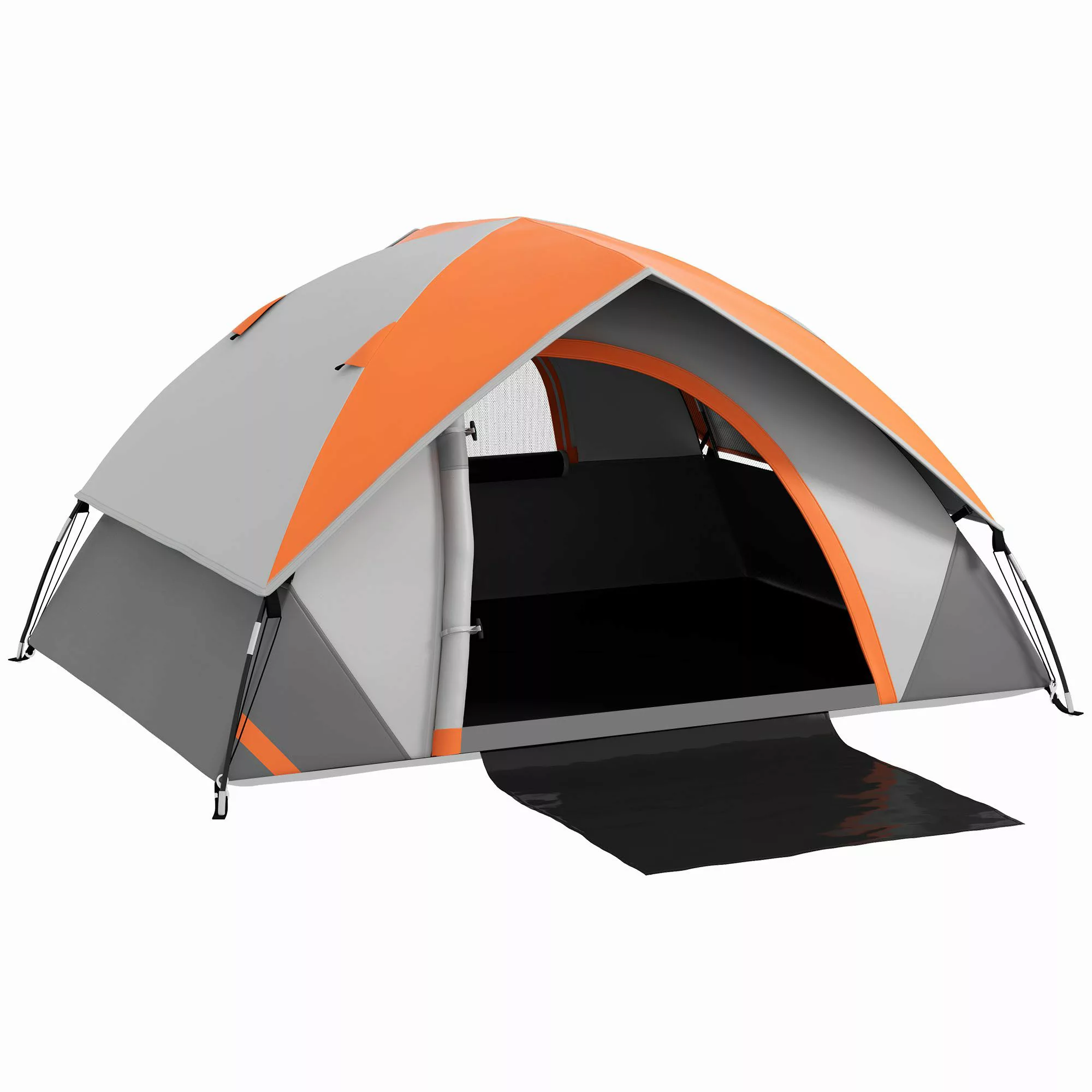 Outsunny Kuppelzelt mit Tür&Fenster, Packtasche, Personen: günstig online kaufen