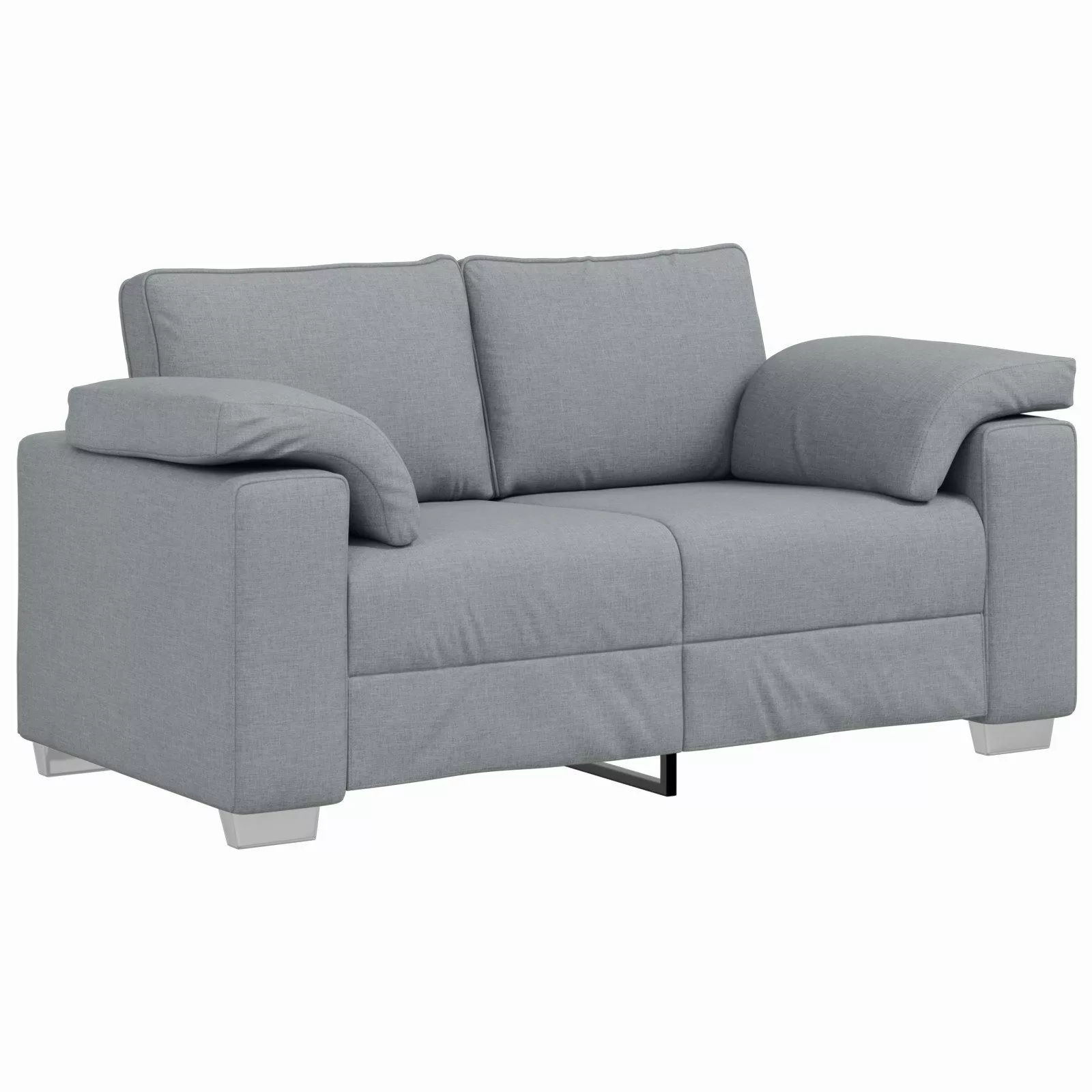 vidaXL Sofa Loveseat Sofa Hellgrau 120 günstig online kaufen