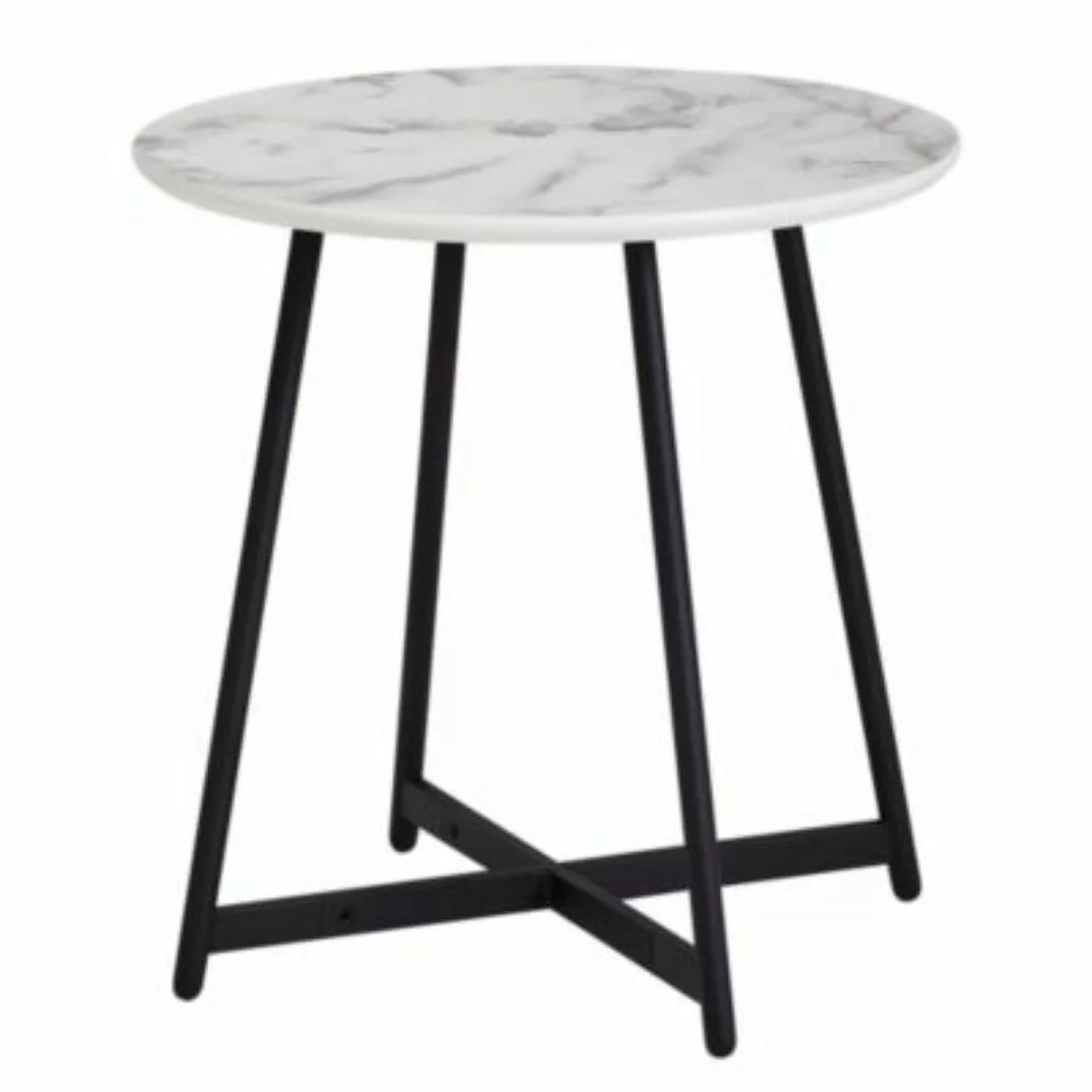 FineBuy Beistelltisch 50 x 50 x 50 cm weiß günstig online kaufen