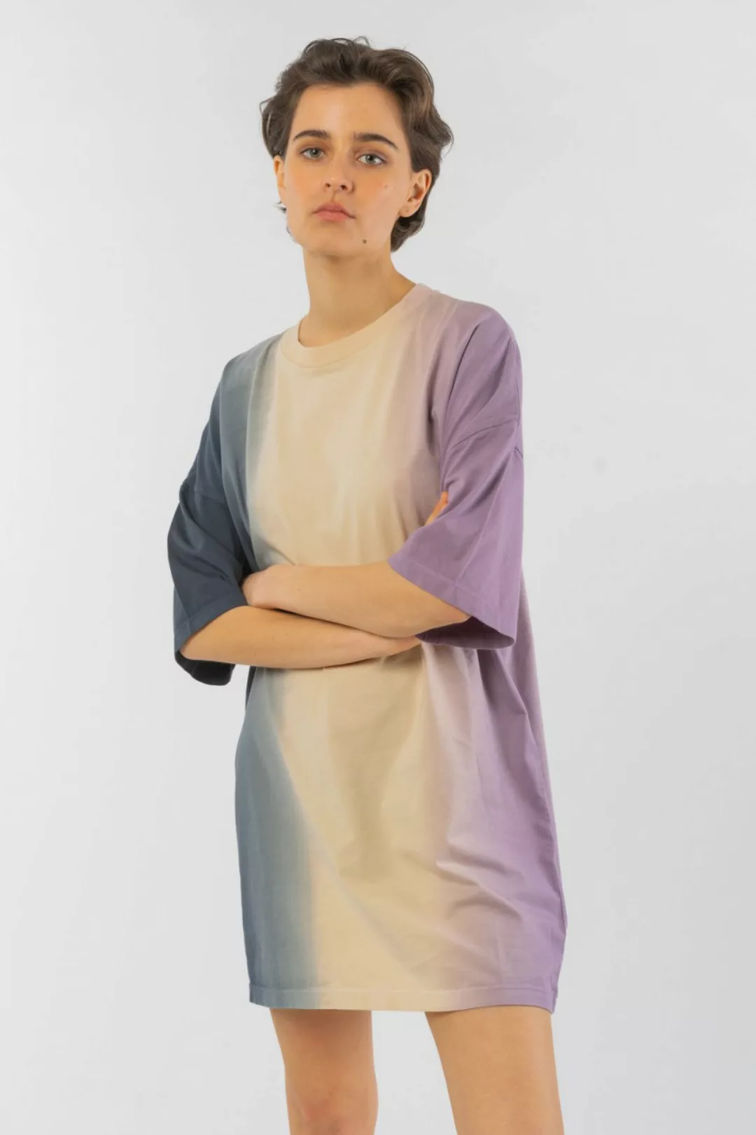 Twister Dip Dye Long Shirt aus Bio Baumwolle günstig online kaufen