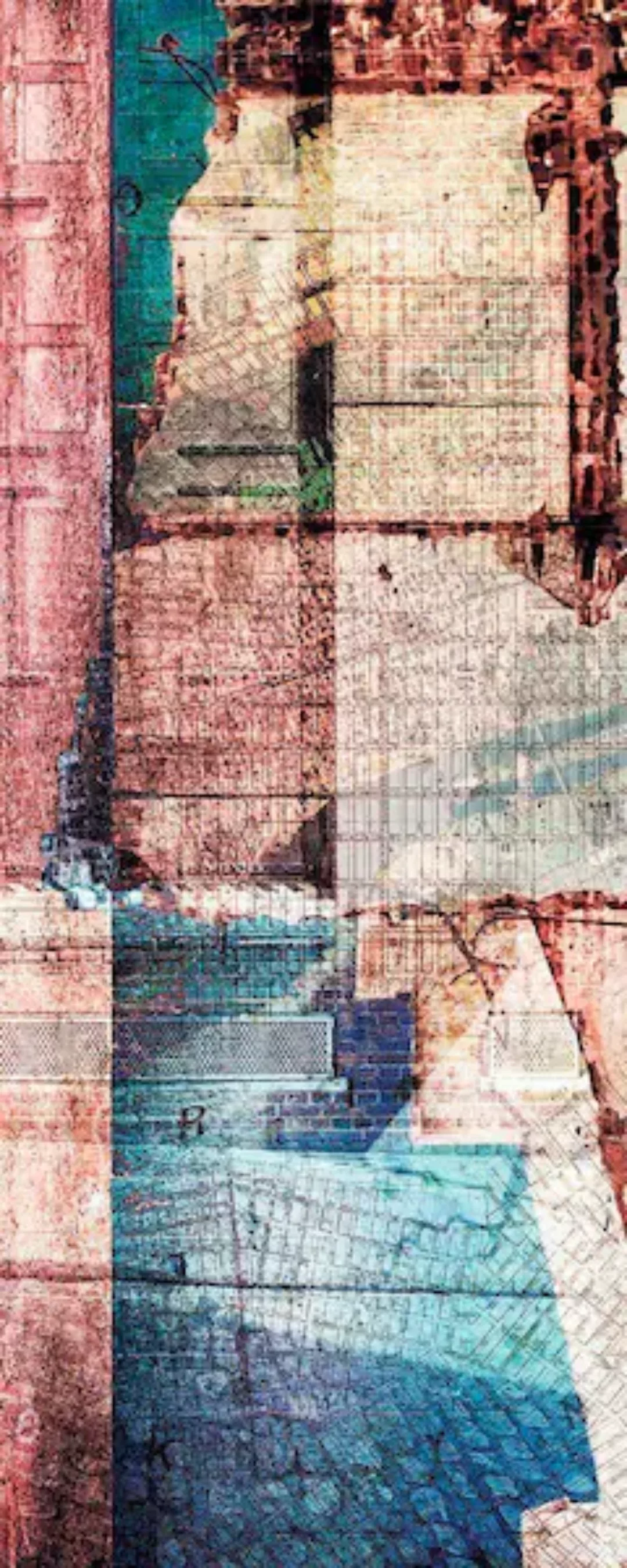 KOMAR Vlies Fototapete - Yesterday Panel - Größe 100 x 250 cm mehrfarbig günstig online kaufen