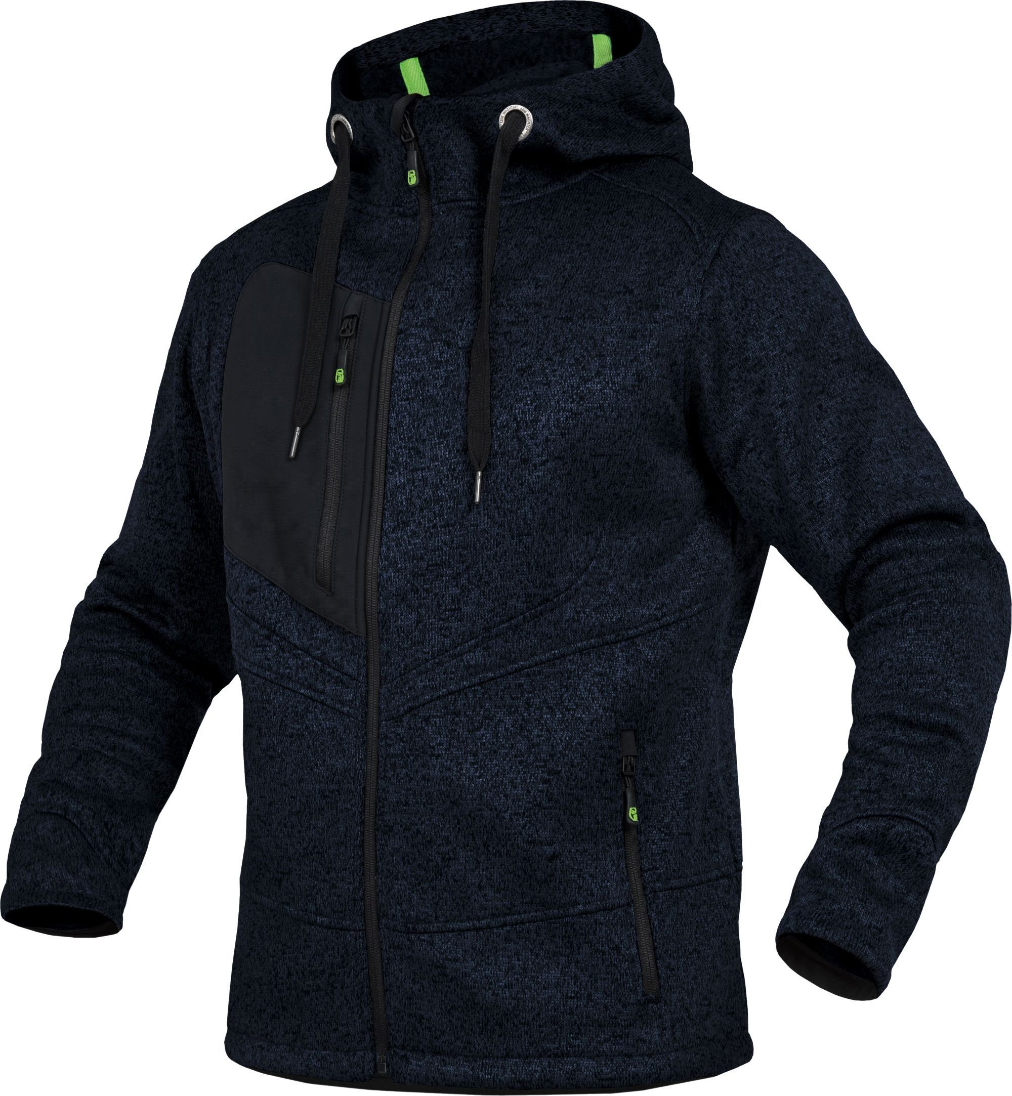 Leibwächter Kapuzenstrickjacke Casual-Line Strickjacke unisex günstig online kaufen