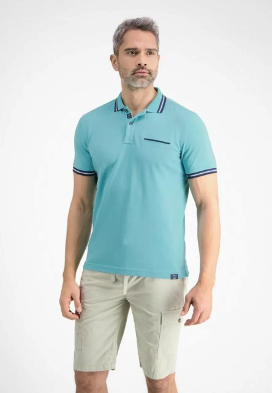 LERROS Poloshirt "LERROS Poloshirt in Struktur-Piqué" günstig online kaufen