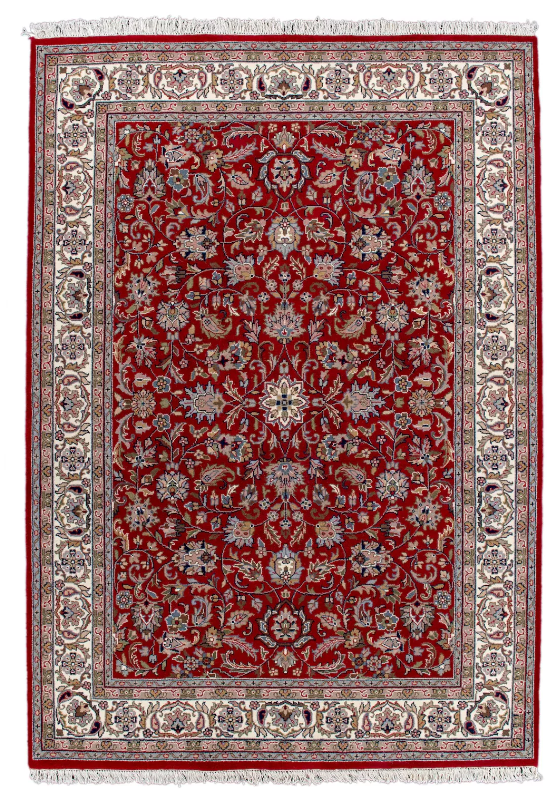 THEKO Orientteppich »Benares Isfahan«, rechteckig, reine Wolle, handgeknüpf günstig online kaufen