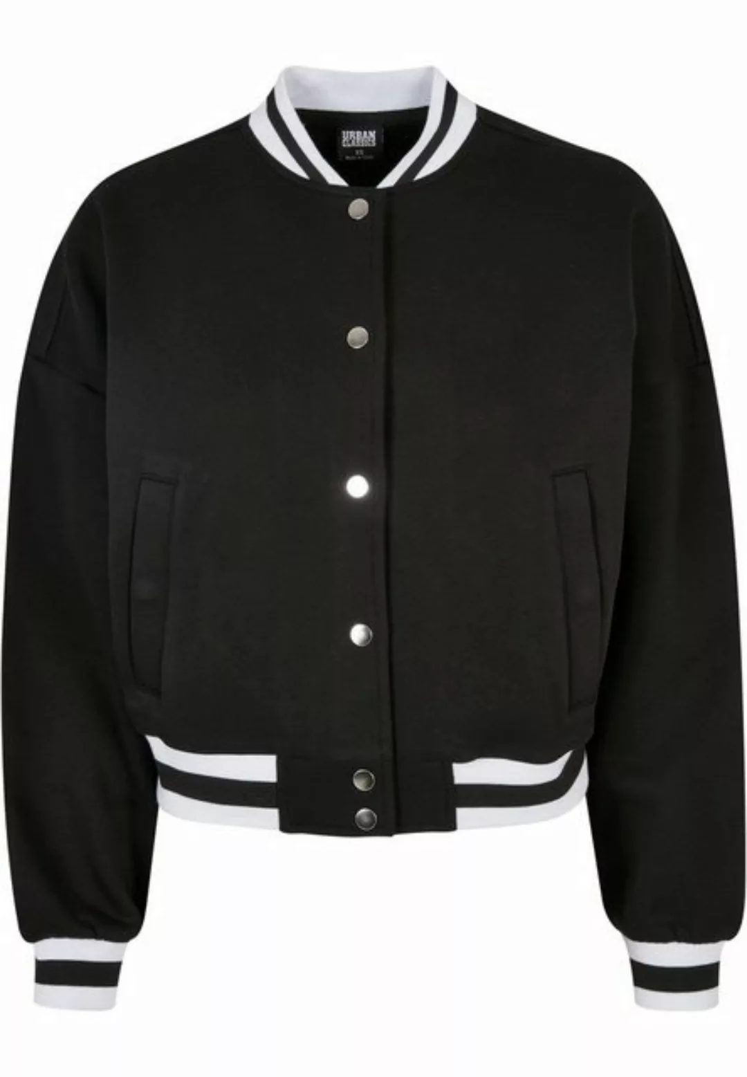 URBAN CLASSICS Collegejacke "Damen Ladies Oversized College Sweat Jacket", günstig online kaufen
