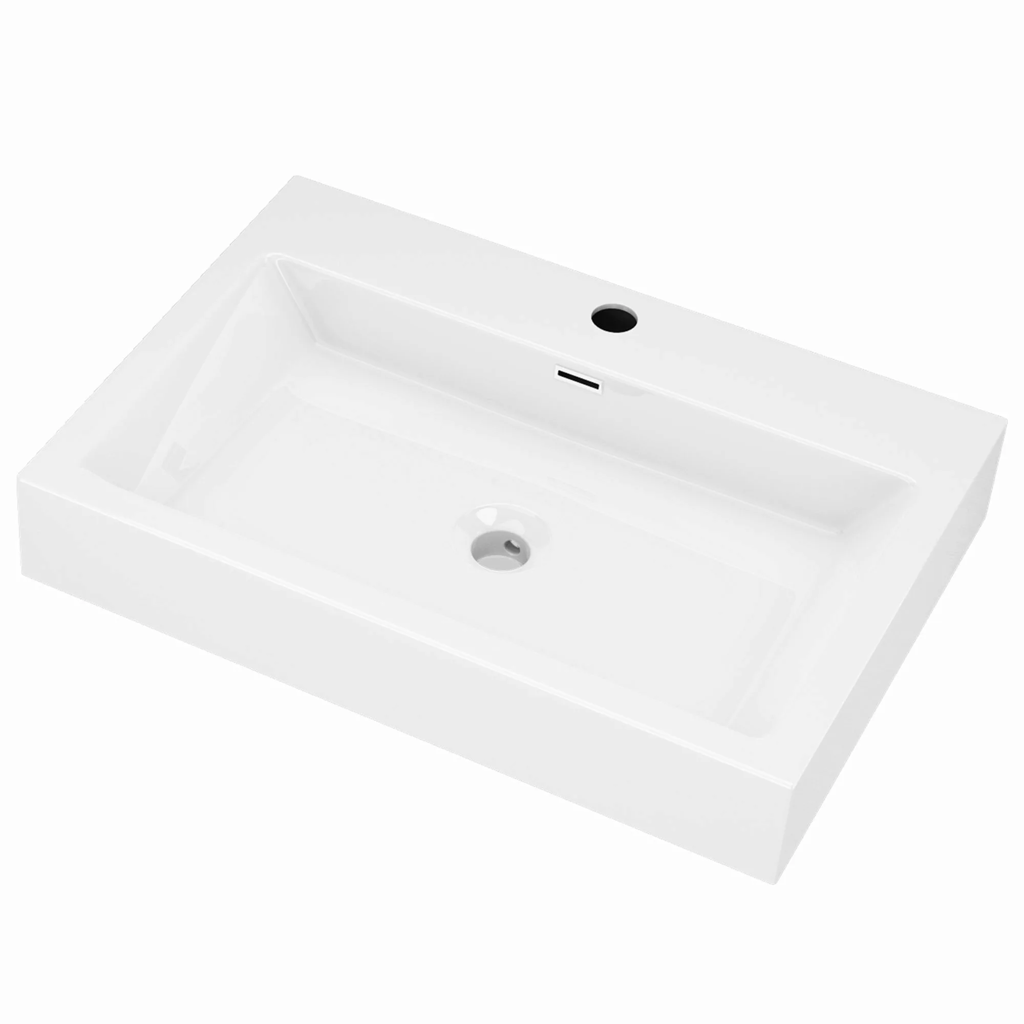 doporro Waschbecken Aufsatzwaschbecken Hängewaschbecken mineralguss Waschpl günstig online kaufen