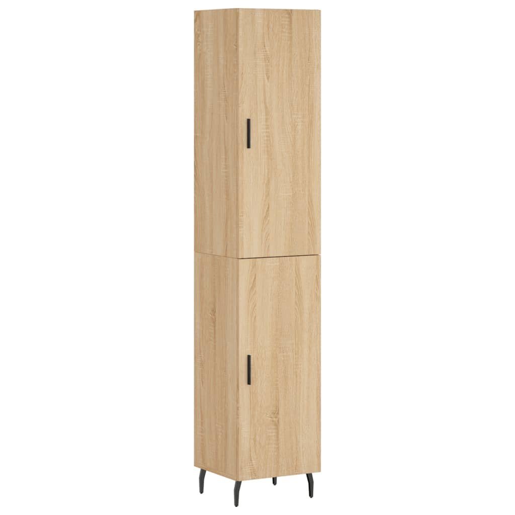 vidaXL Highboard Highboard Sonoma-Eiche 34,5x34x180 cm günstig online kaufen