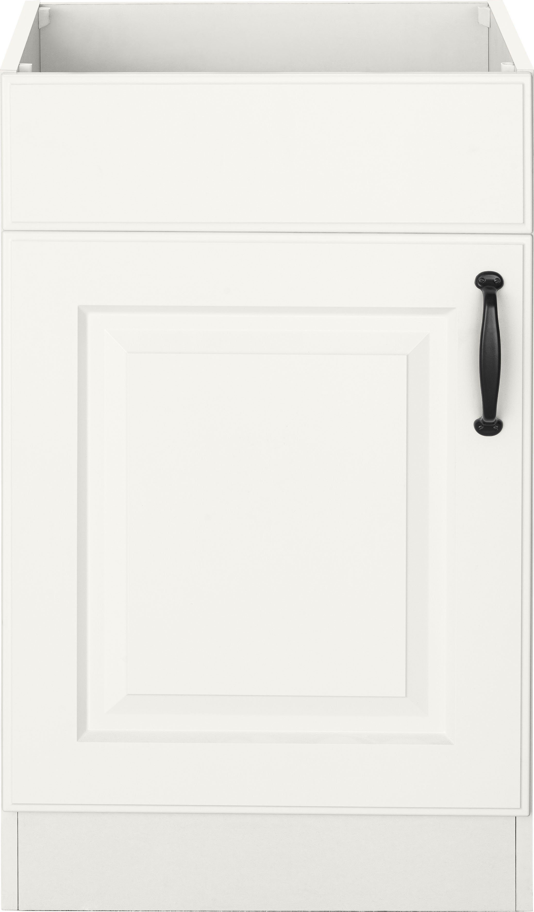 wiho Küchen Spülenschrank "Erla", 50 cm breit mit Kassettenfront, ohne Arbe günstig online kaufen