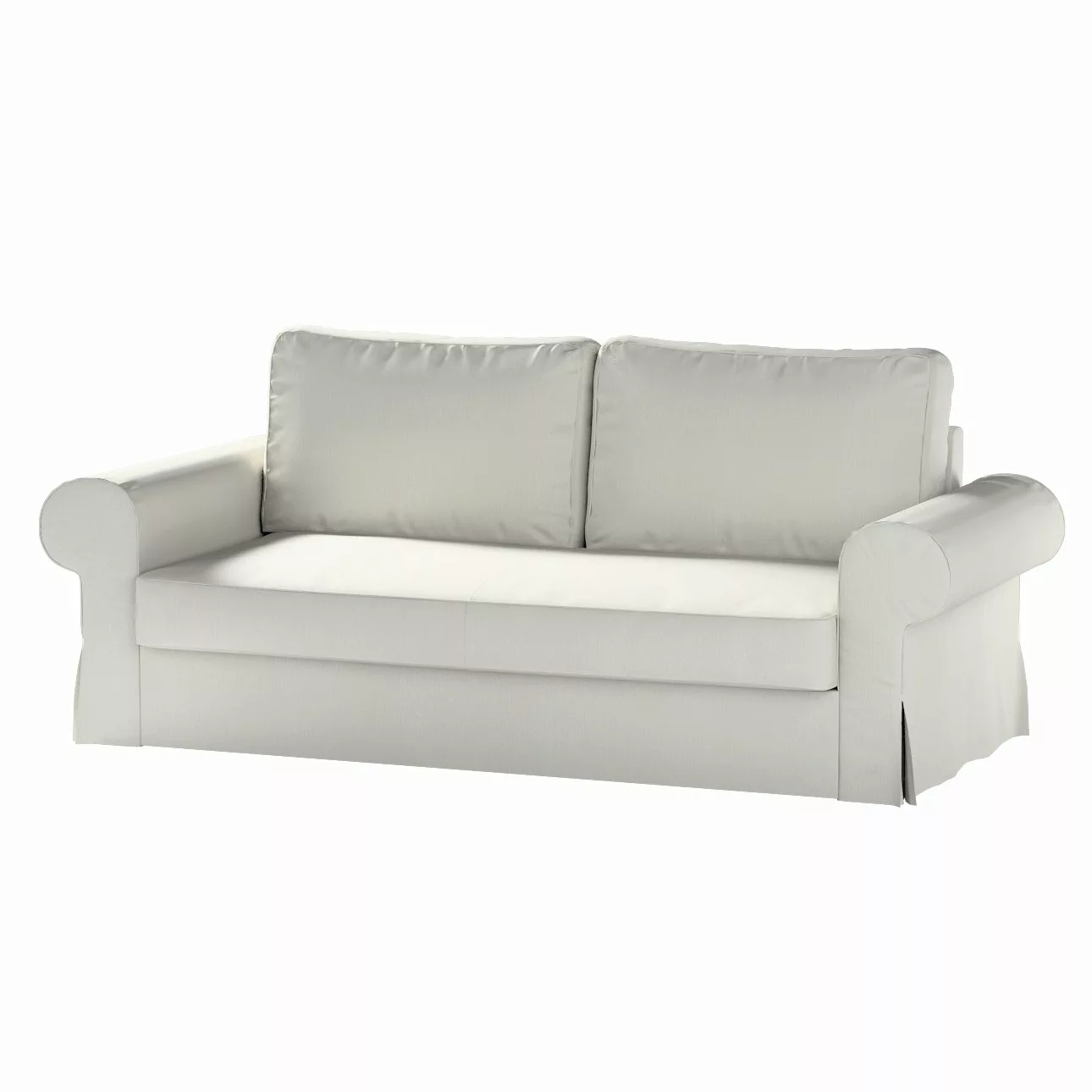 Bezug für Backabro 3-Sitzer Sofa ausklappbar, mittelgrau, Bezug für Backabr günstig online kaufen