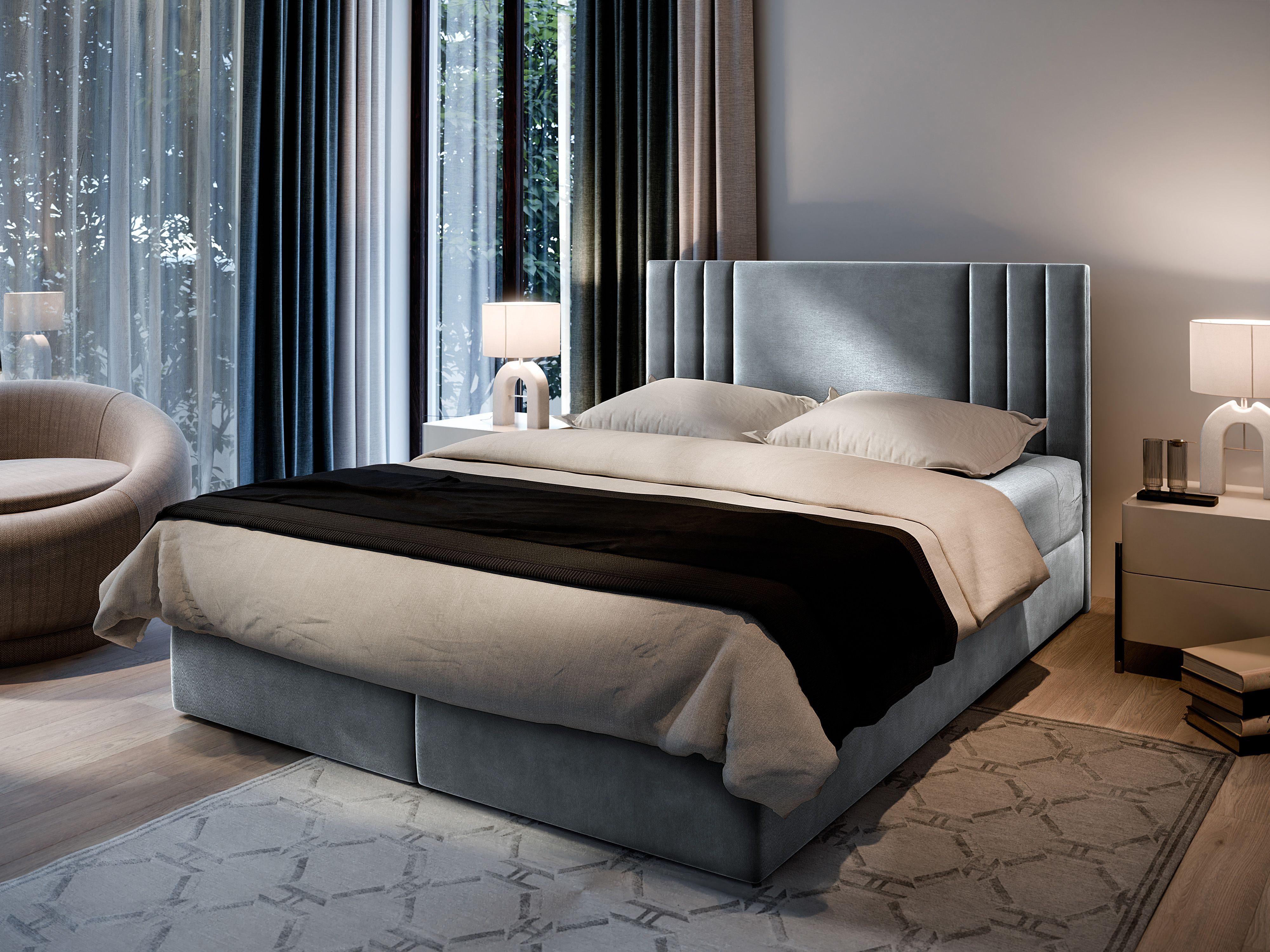 Masseno Boxbett BRES 160x200 cm mit günstig online kaufen