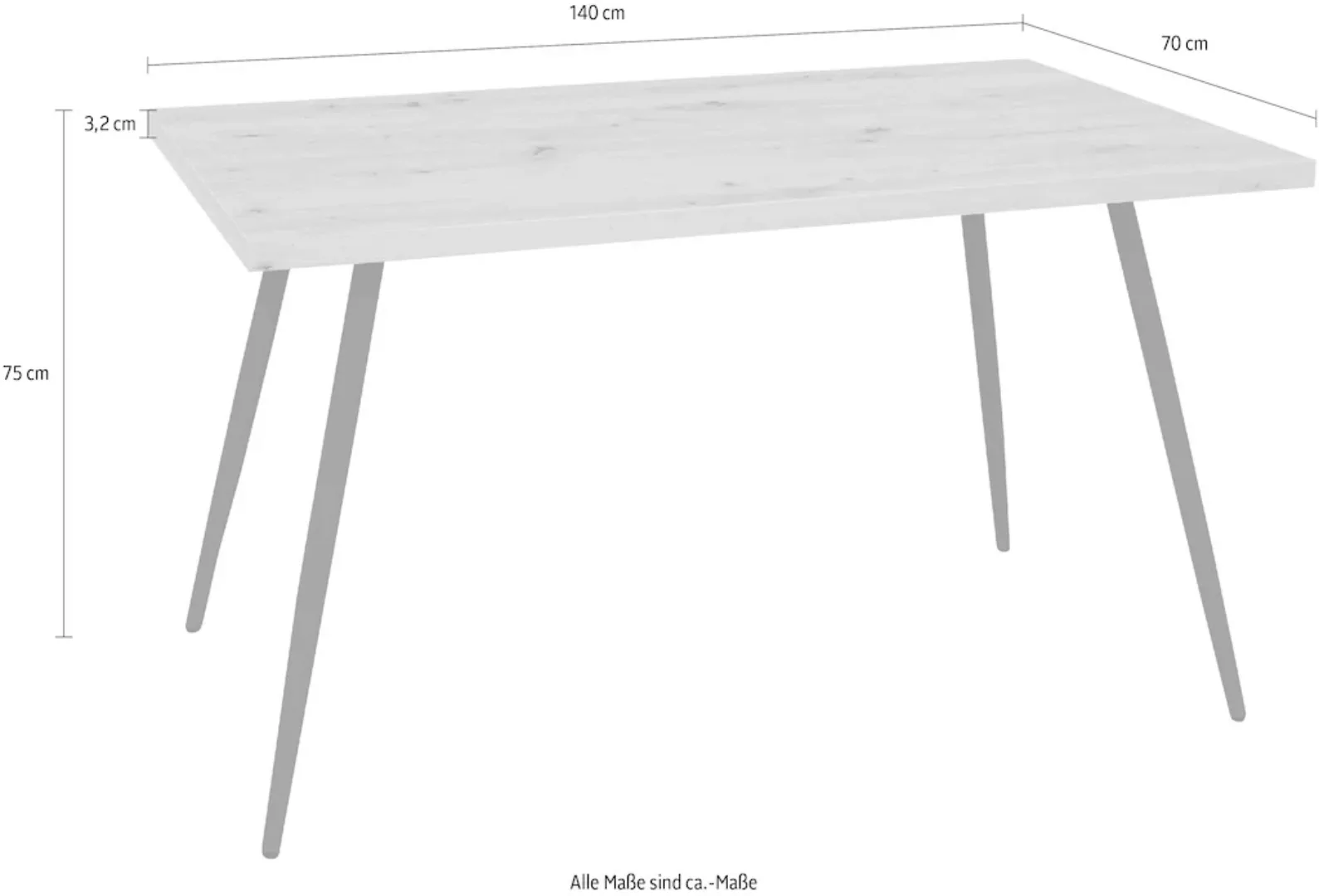 Mäusbacher Schreibtisch "Big System Office", Breite 140 cm günstig online kaufen